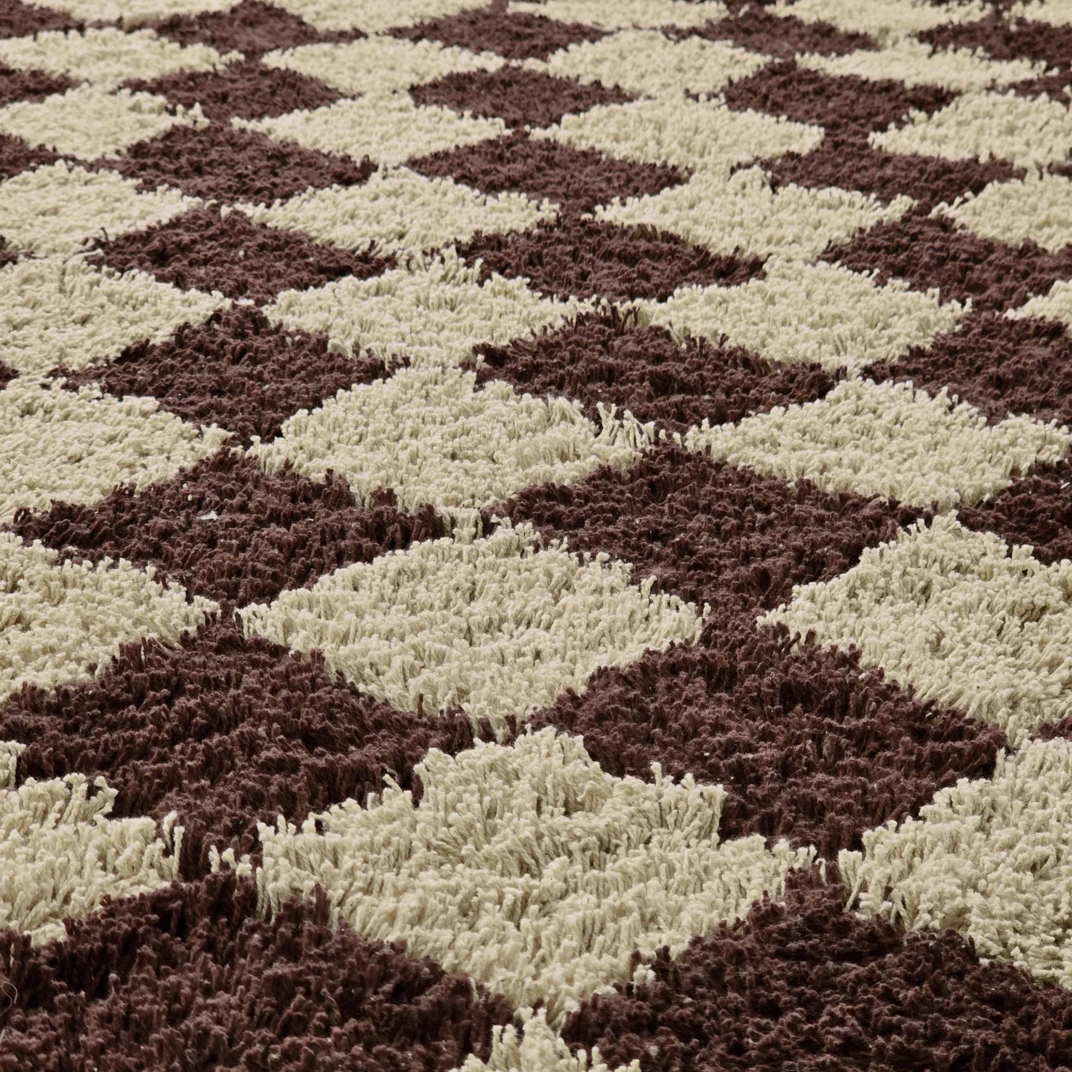 Shaggy rugs - Elsey Natural Cotton Shaggy (beige/brown)