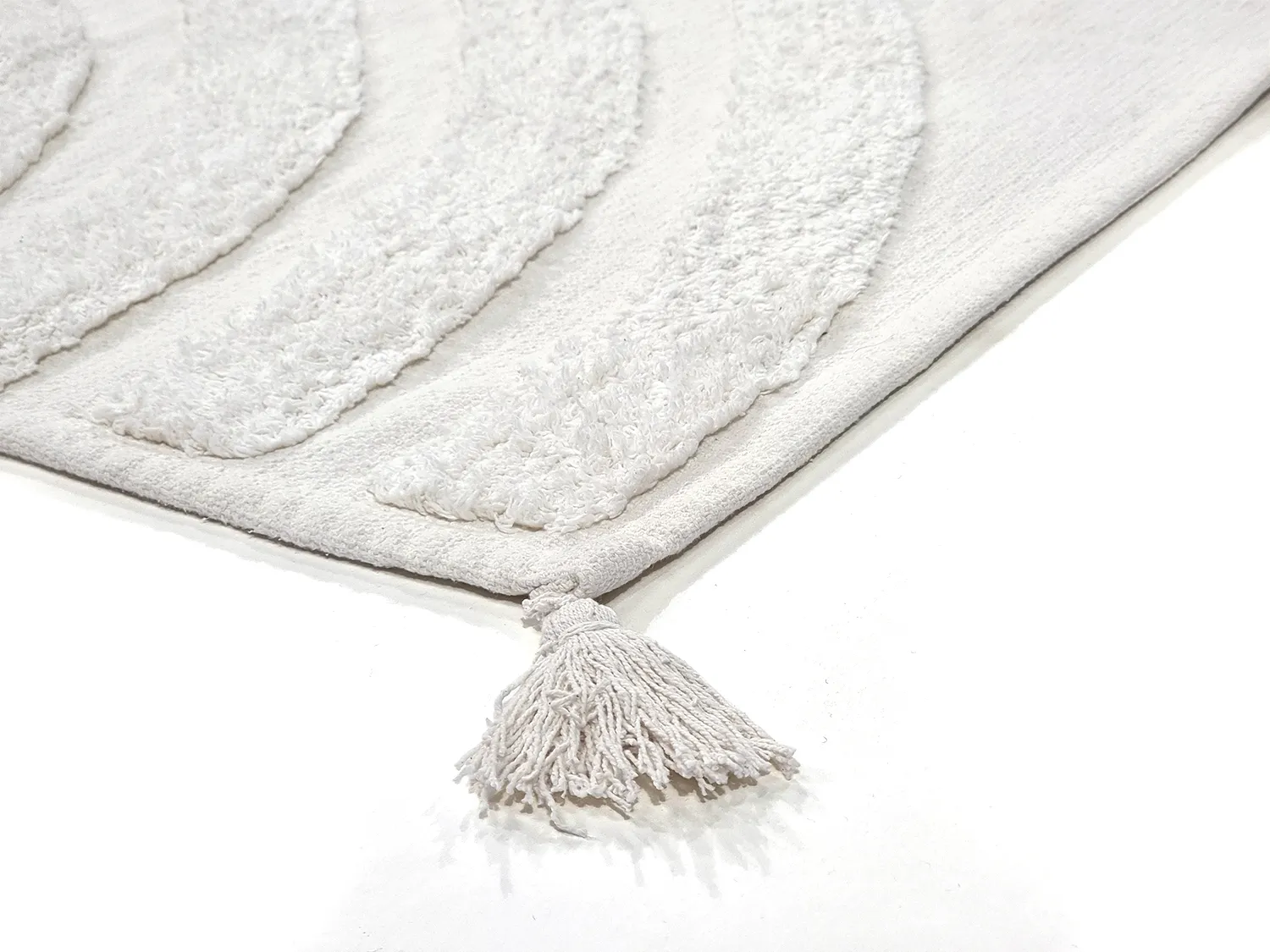 Shaggy rugs - Everly Natural Cotton Shaggy (offwhite)