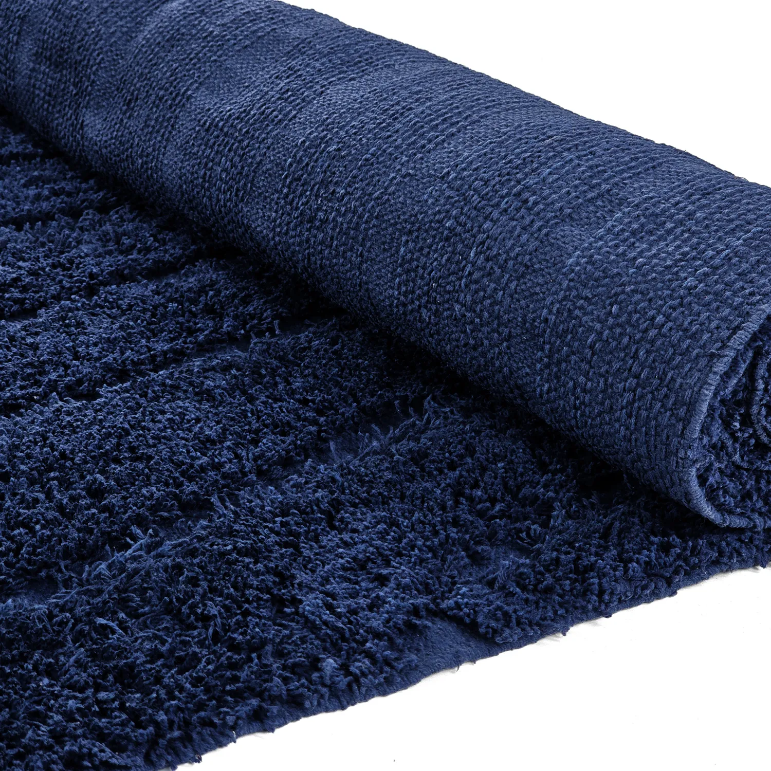 Shaggy rugs - Farley Natural Cotton Shaggy (blue)