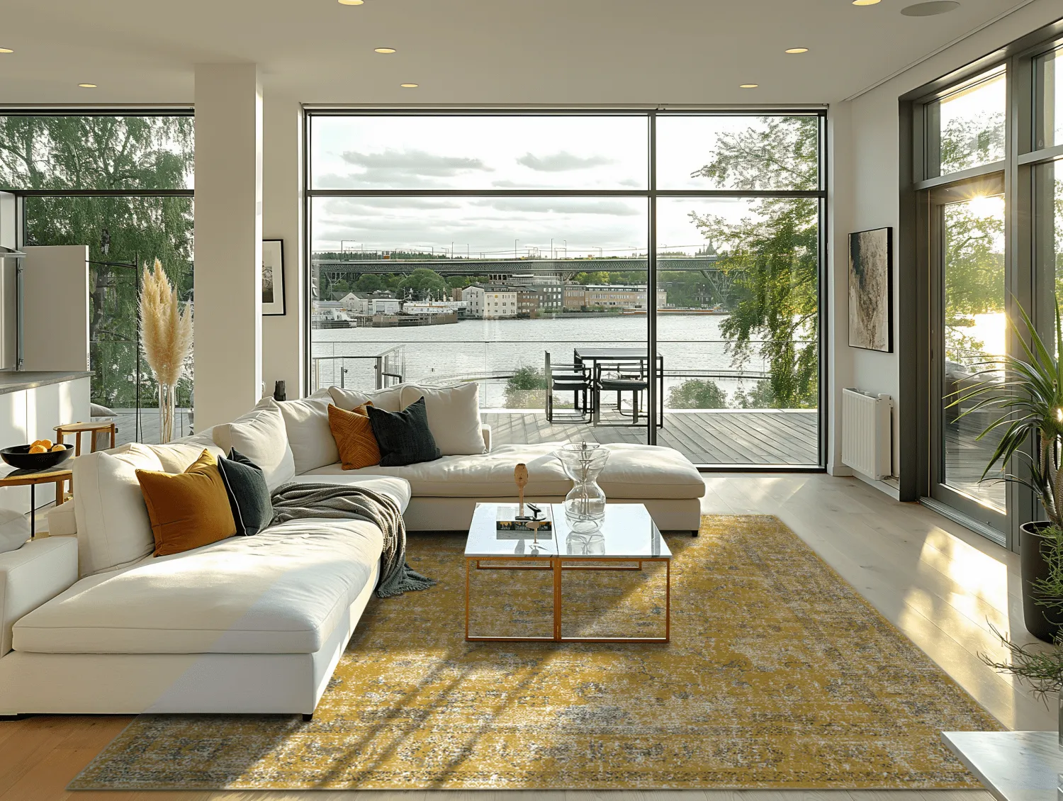 Wilton rug - Gombalia (yellow)