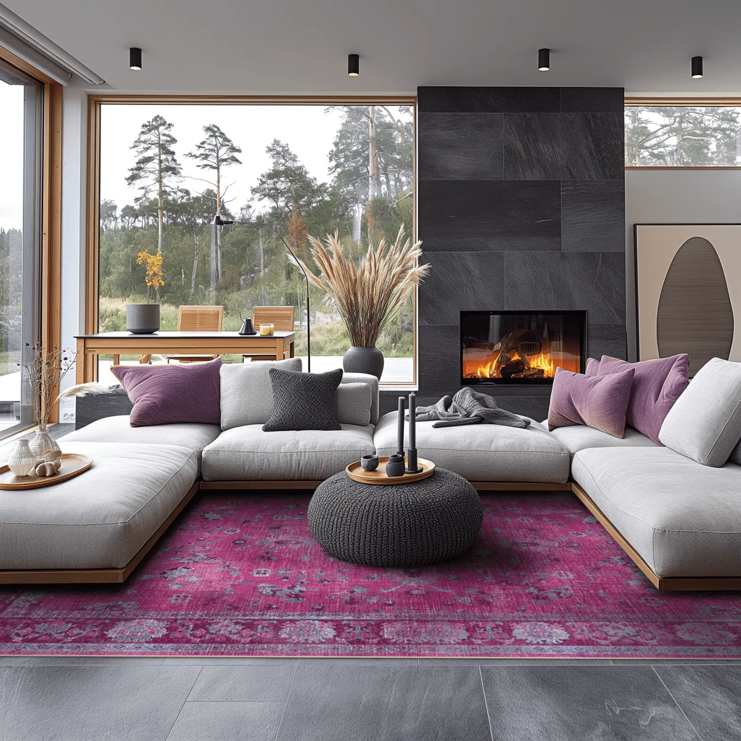 Wilton rug - Gombalia (purple)