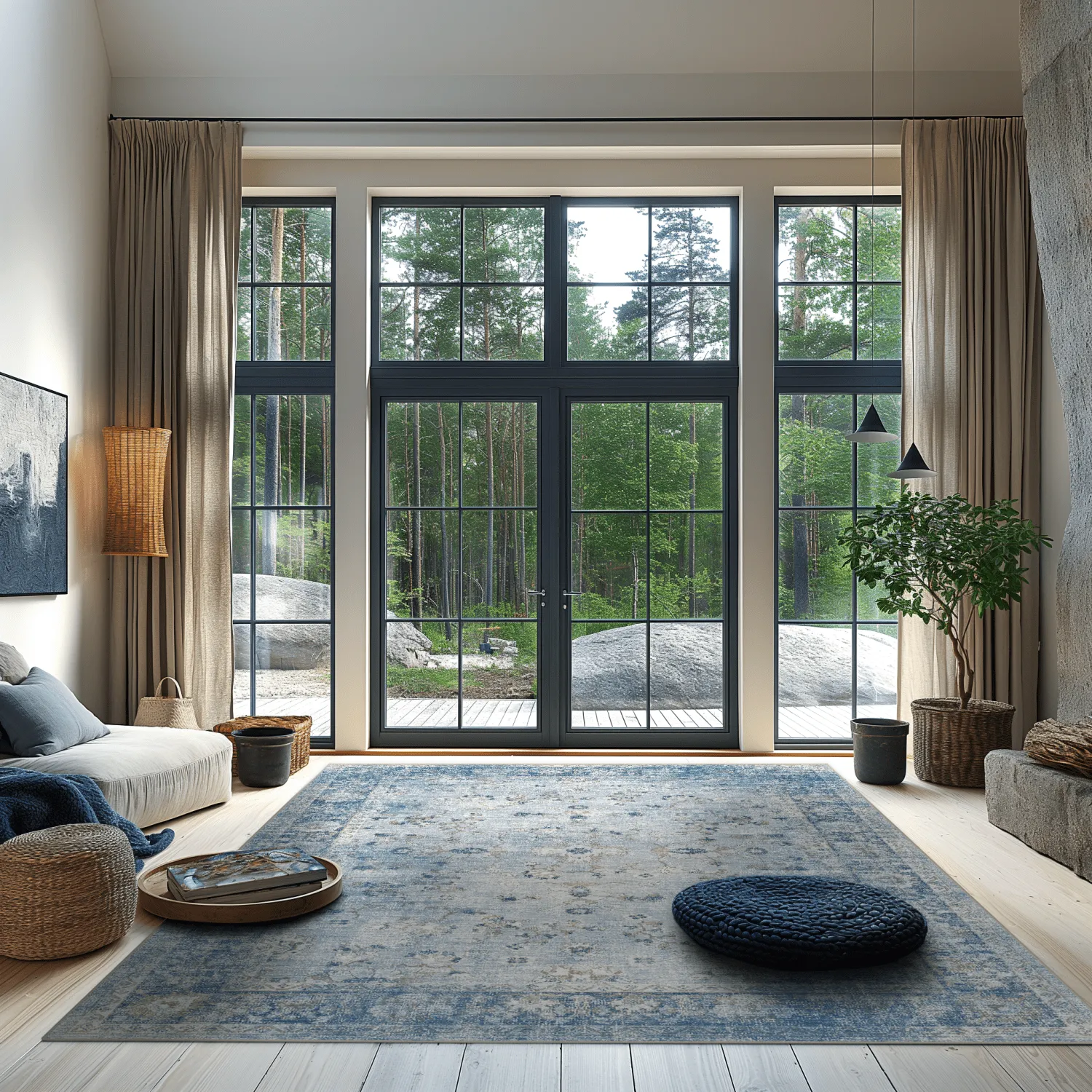 Wilton rug - Gombalia (light blue)