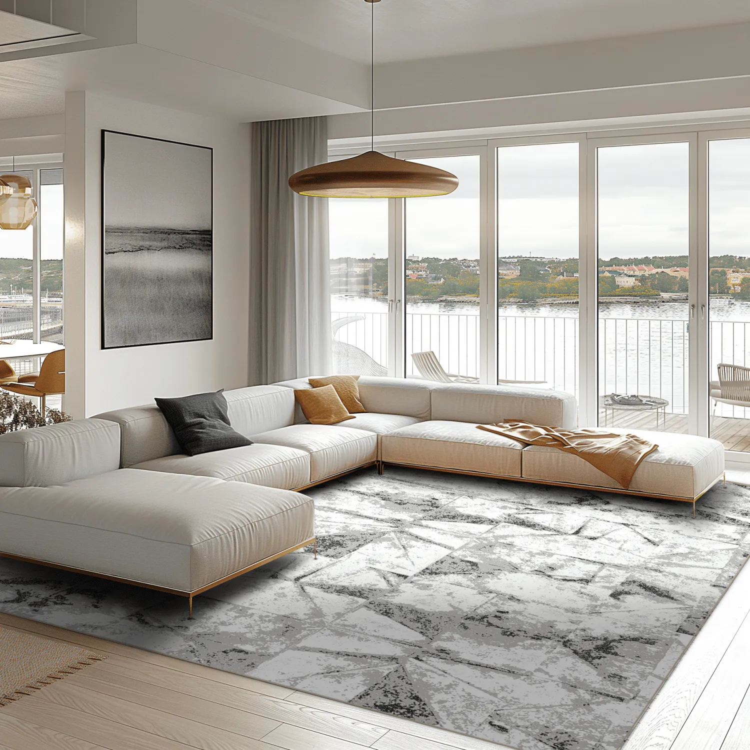 Wilton rug - Hakari (grey)
