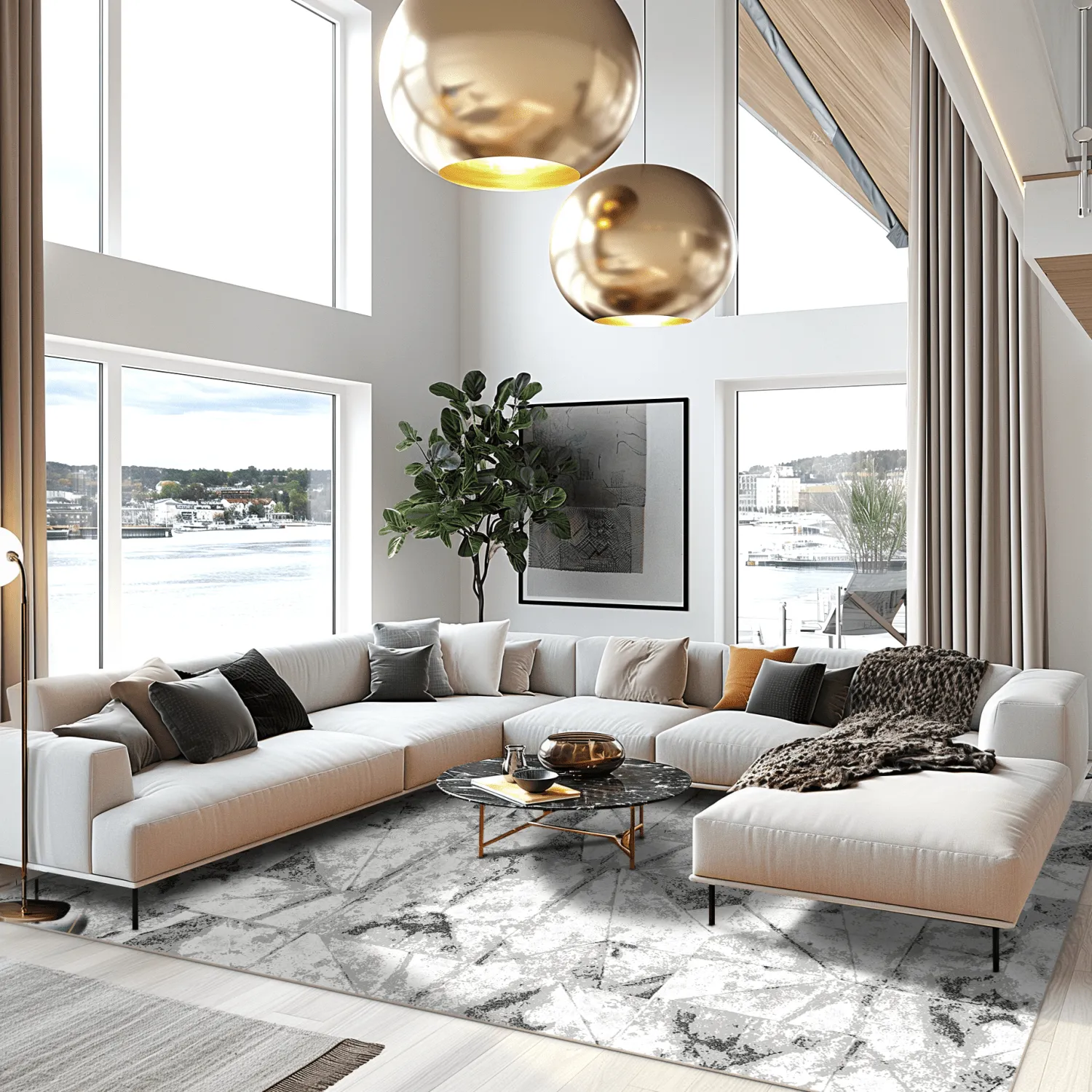 Wilton rug - Hakari (grey)