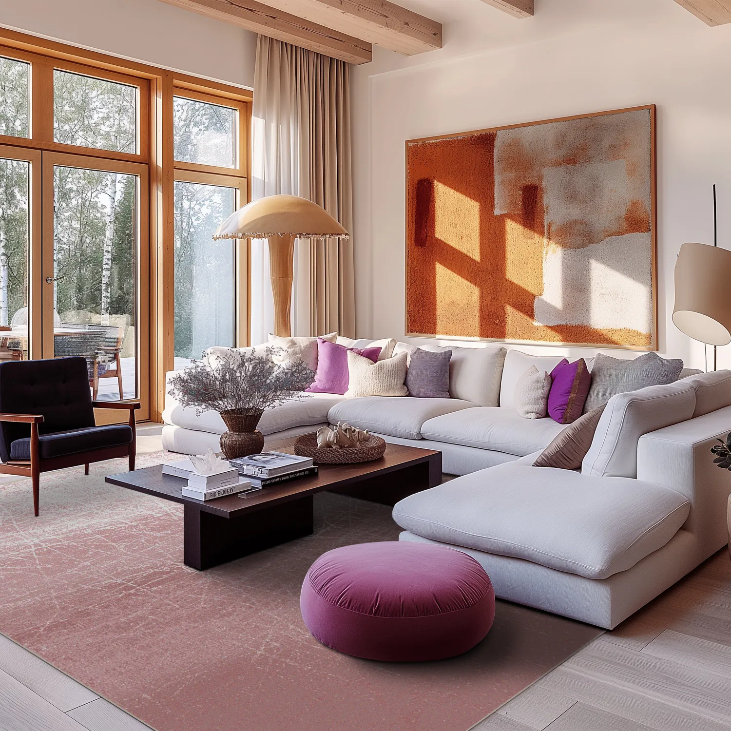 Wilton rug - Jervis (pink)