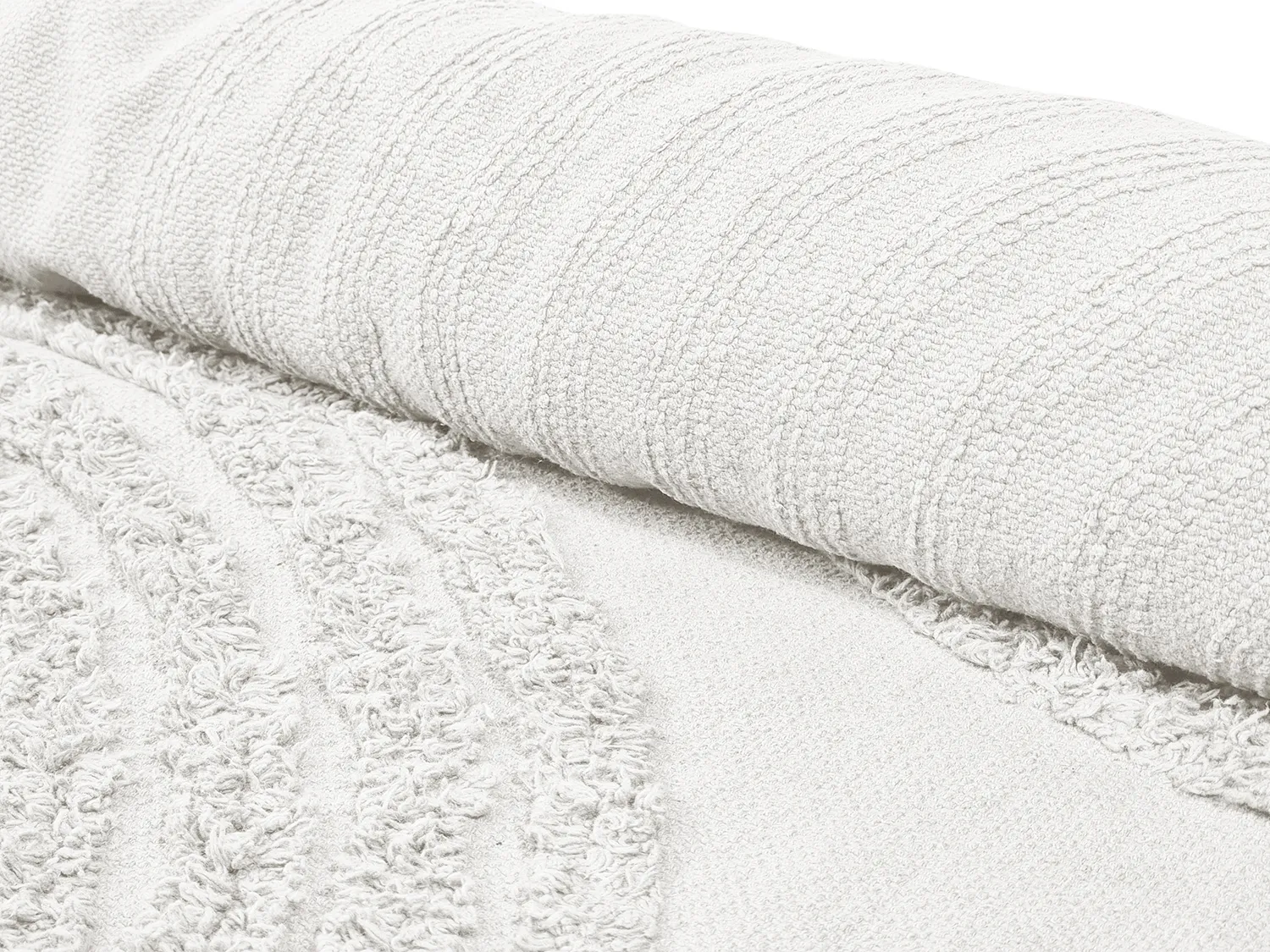 Round rug - Jovie Natural Cotton Shaggy (offwhite)