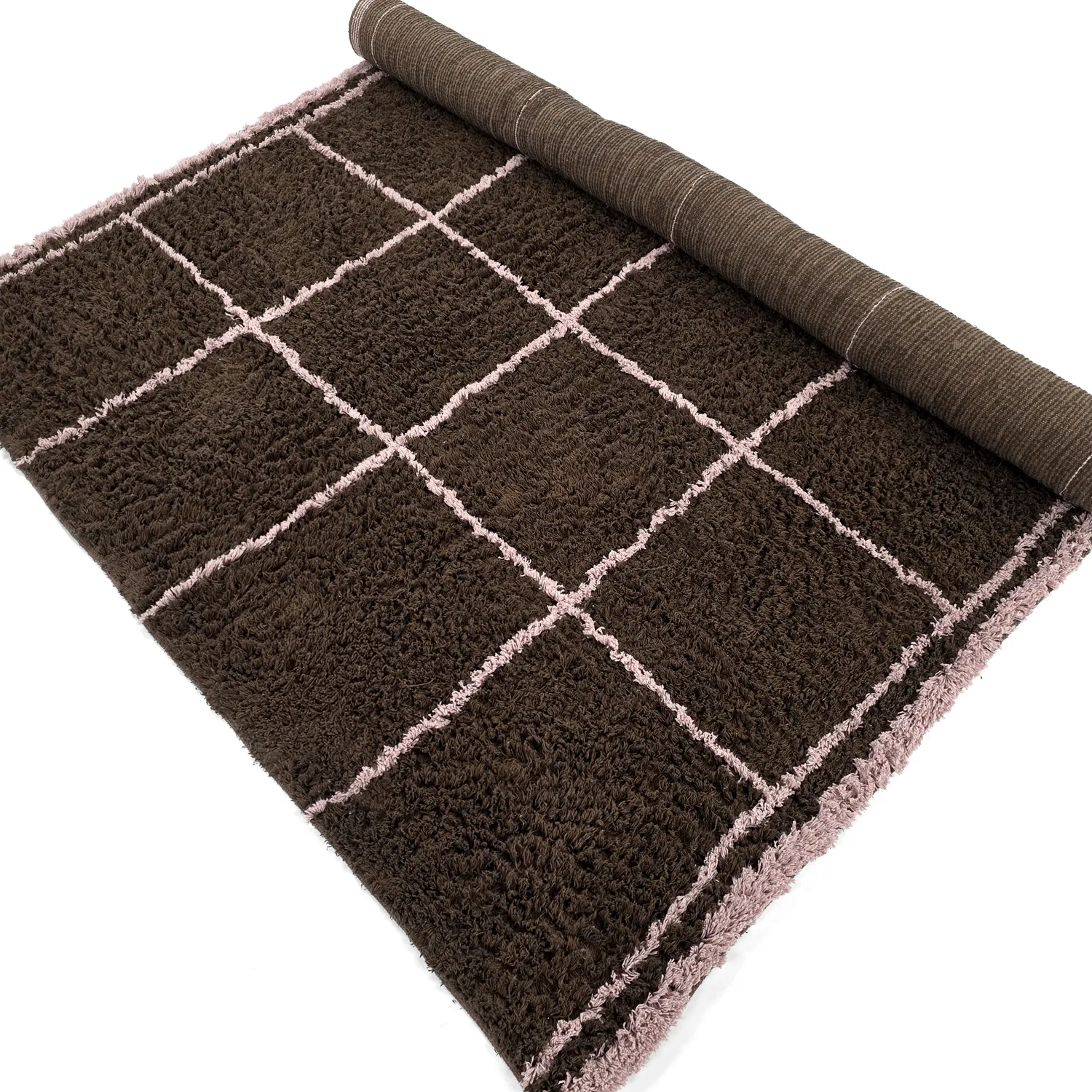 Shaggy rugs - Lana Natural Cotton Shaggy (brown)