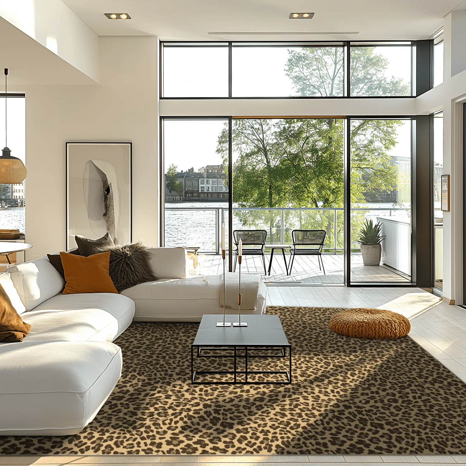 Wilton rug - Leopard (brown)