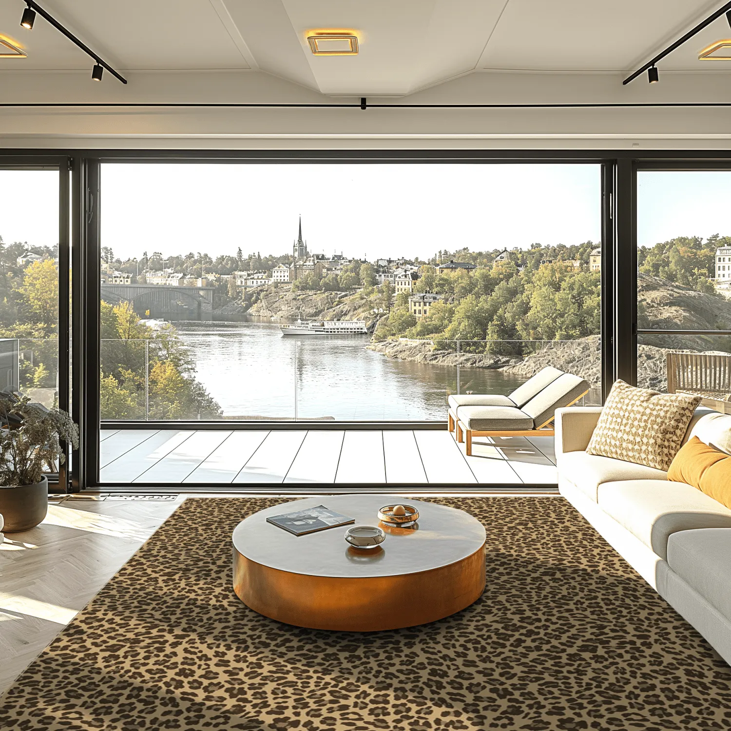 Wilton rug - Leopard (brown)