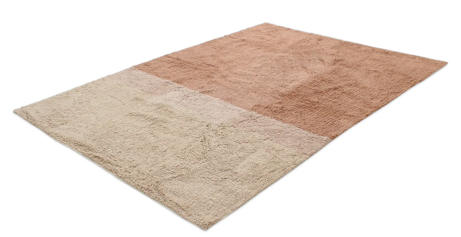 Shaggy rugs - Mareto Natural Cotton Shaggy (brown)