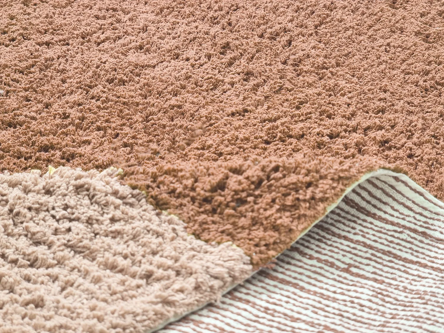 Shaggy rugs - Mareto Natural Cotton Shaggy (brown)