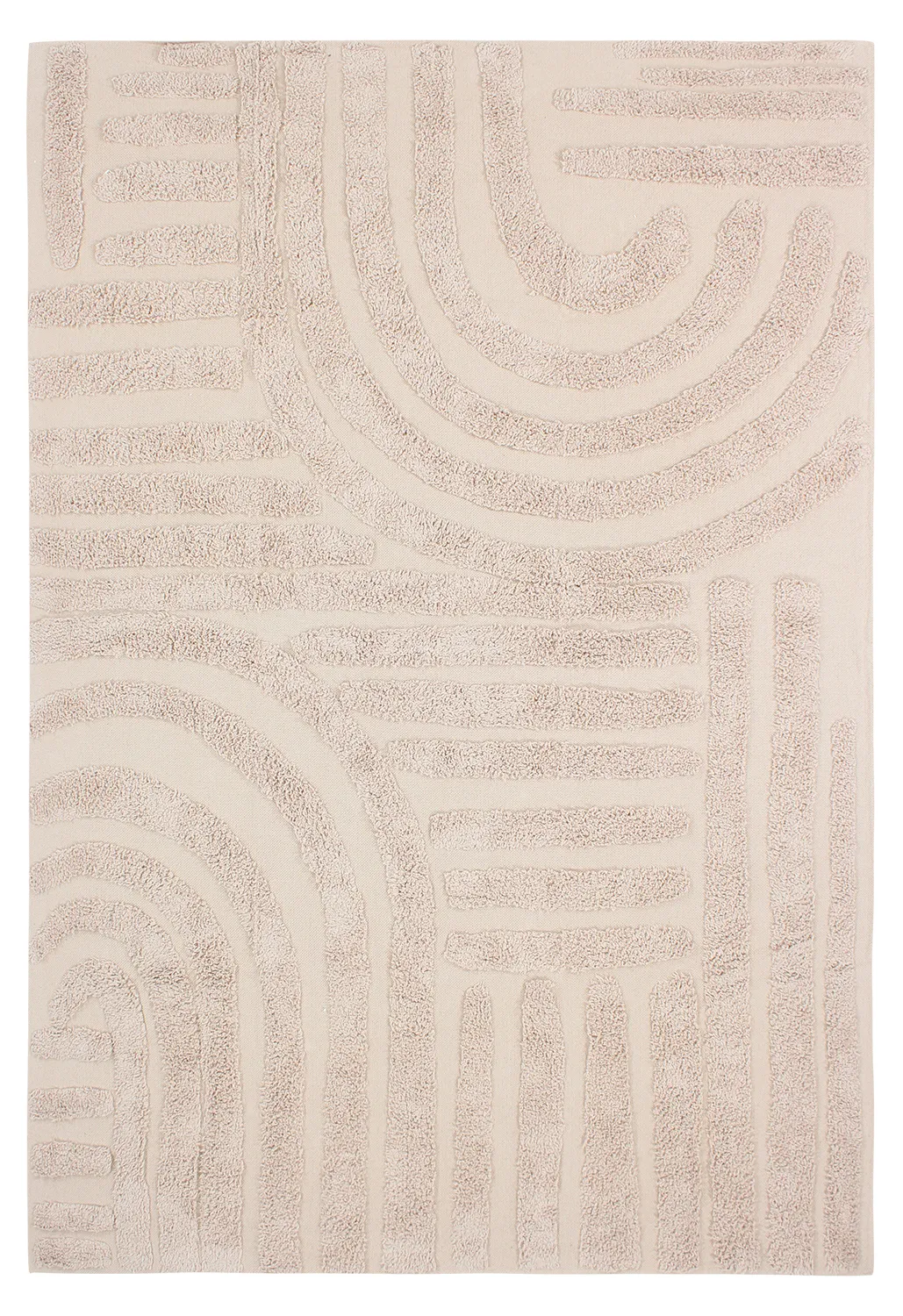 Shaggy rugs - Margo Natural Cotton Shaggy (beige)