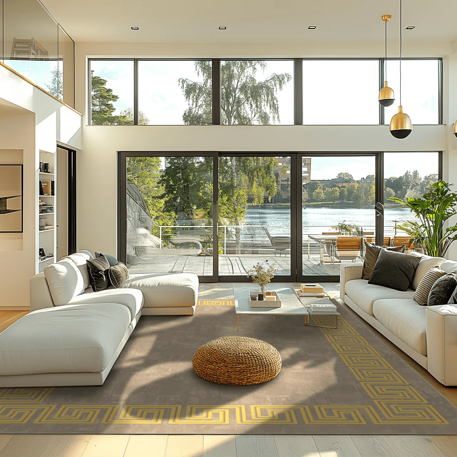 Wilton rug - Myra (beige/yellow)