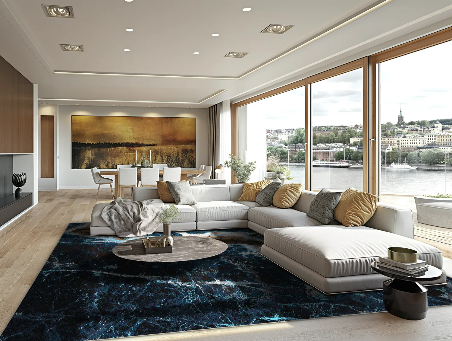 Wilton rug - Narbolia (blue/multi)