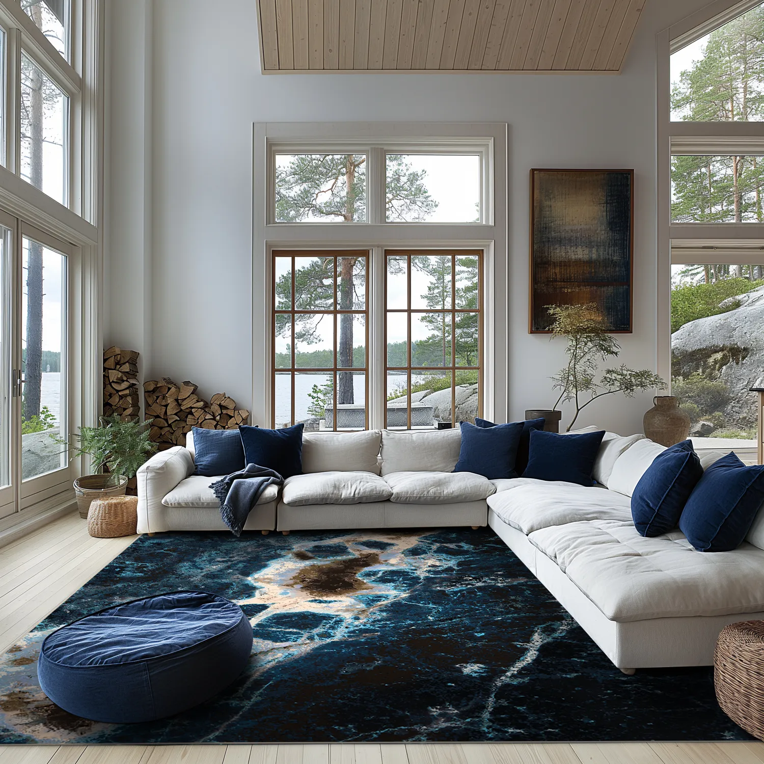 Wilton rug - Narbolia (blue/multi)