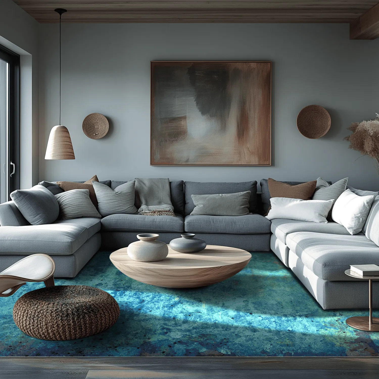 Wilton rug - Pardos (blue)