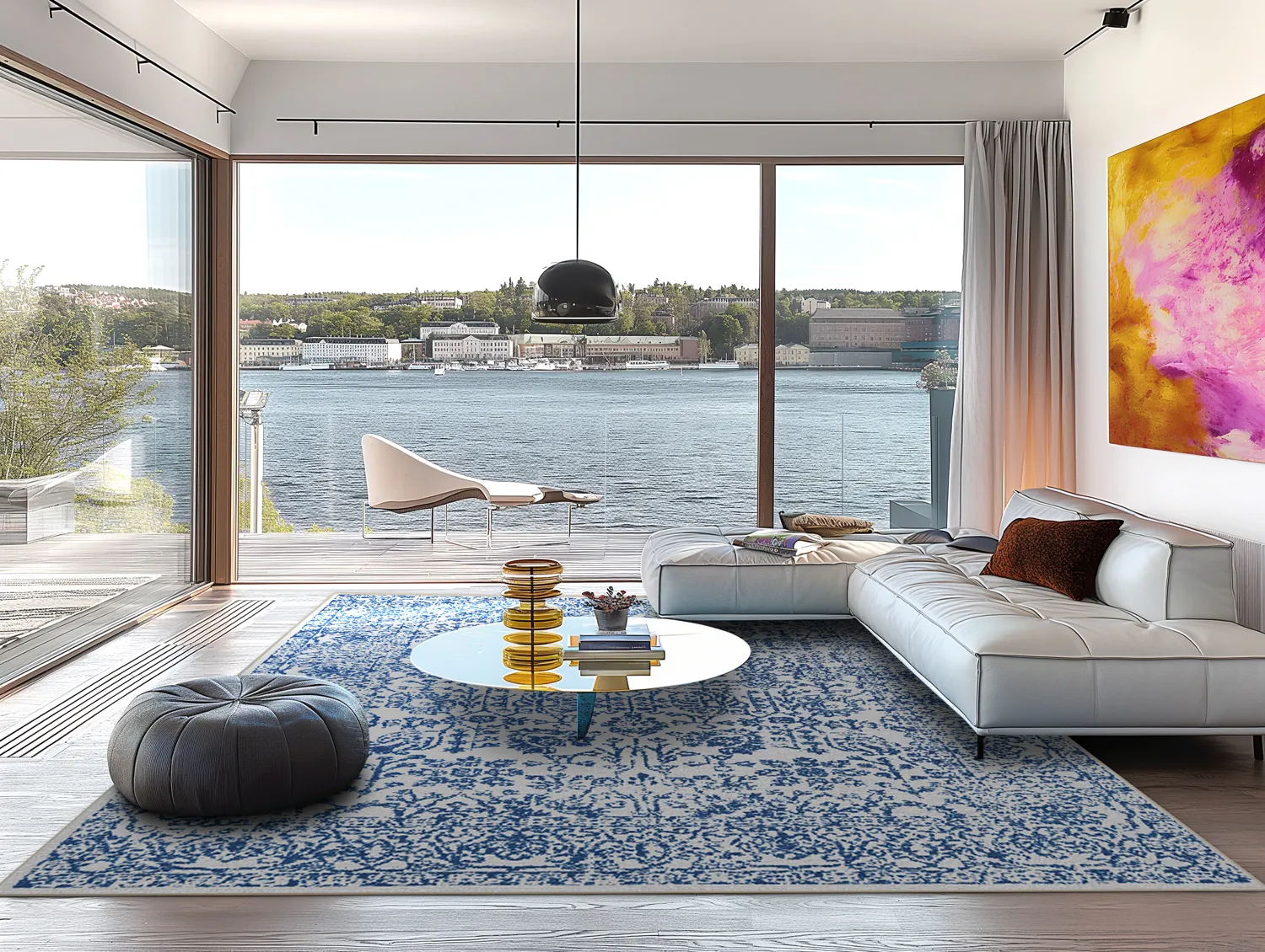 Wilton rug - Perouges (blue)