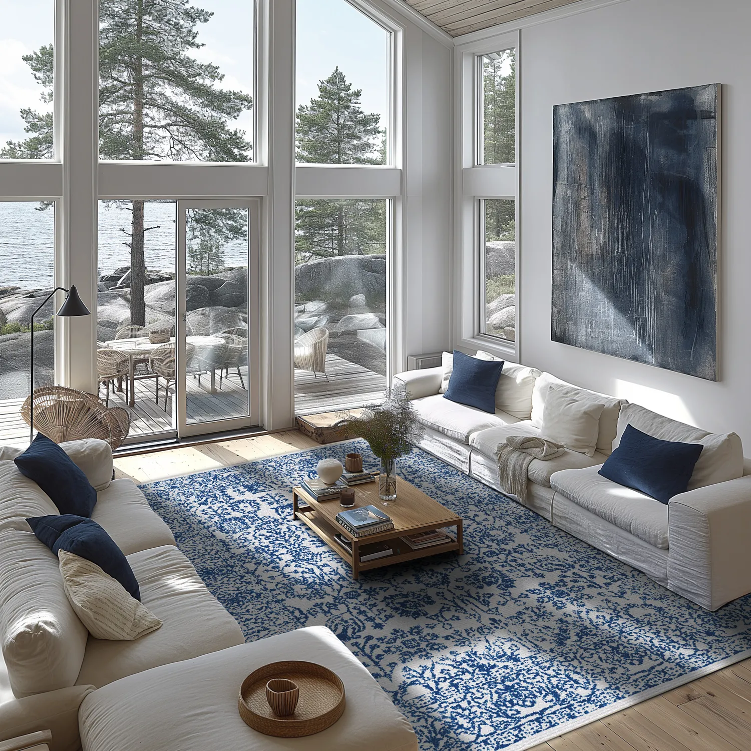 Wilton rug - Perouges (blue)