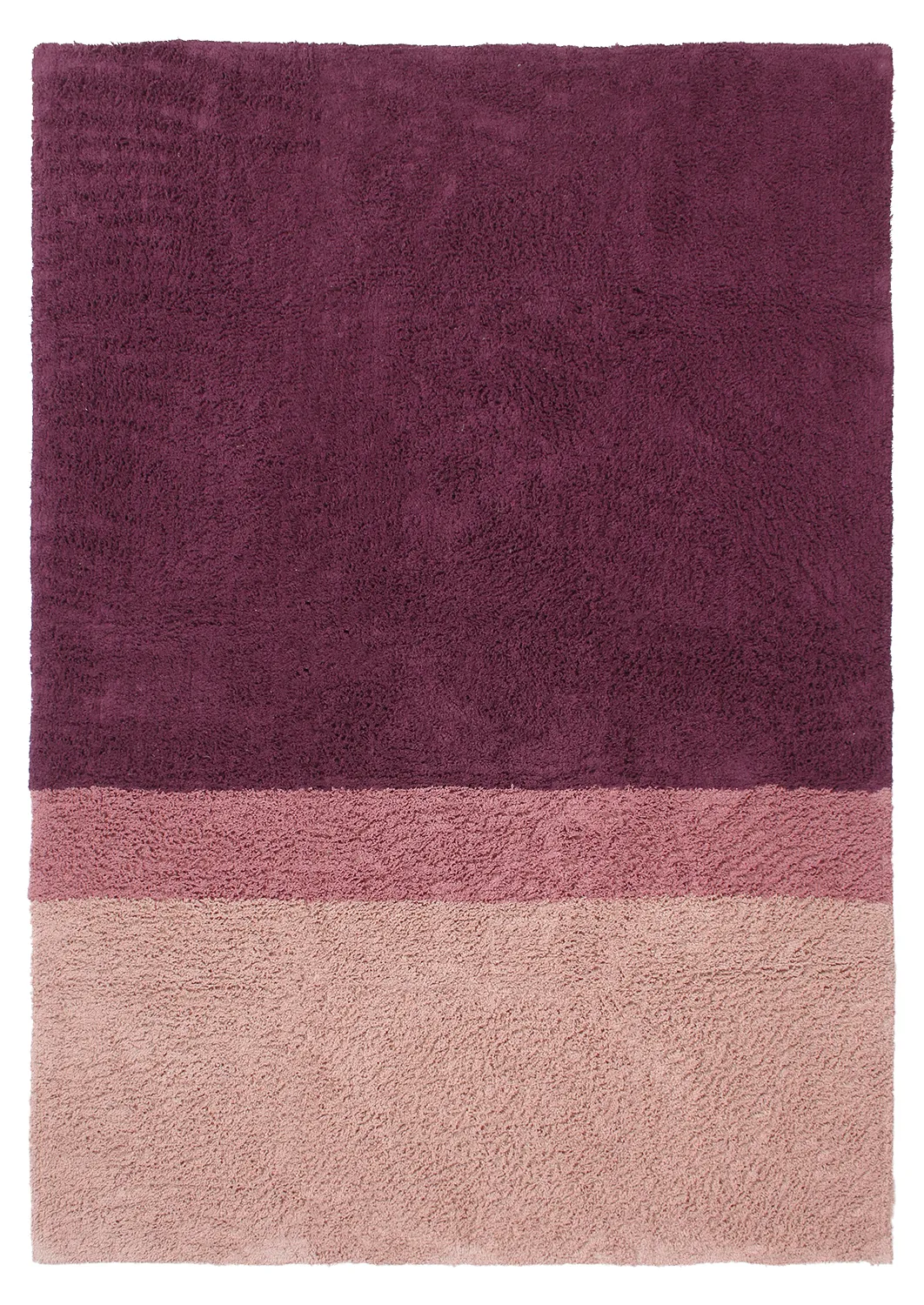 Shaggy rugs - Pione Natural Cotton Shaggy (pink)