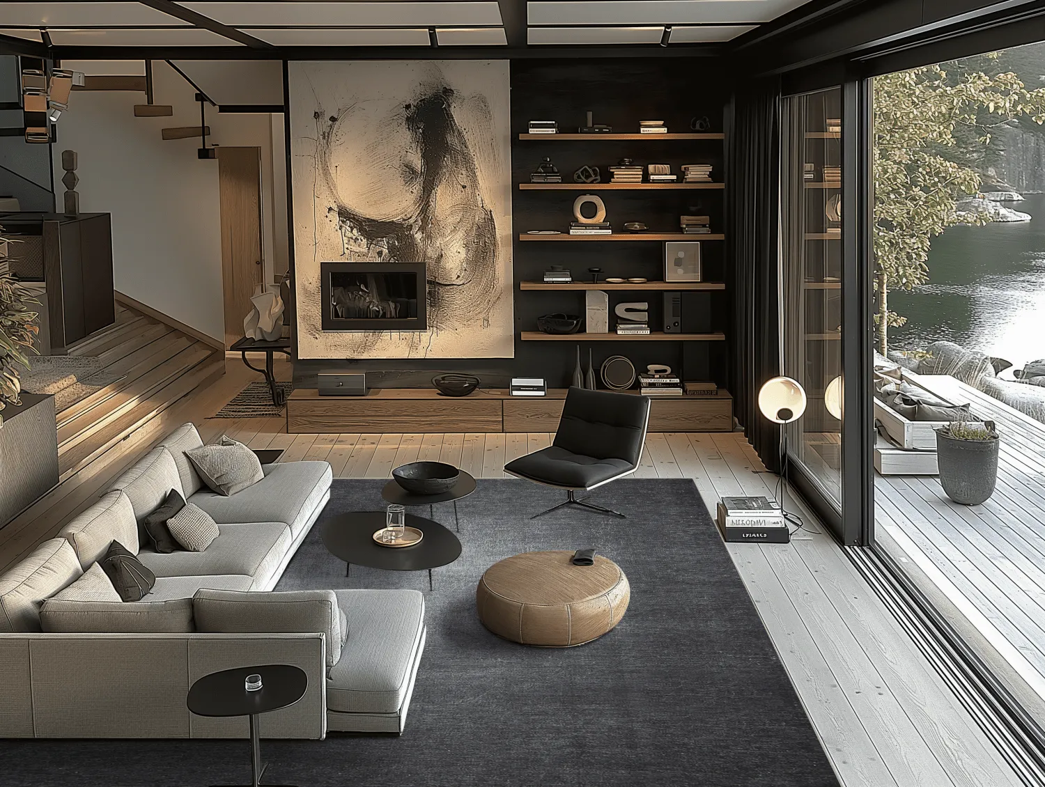 Wilton rug - Serifos (dark grey)