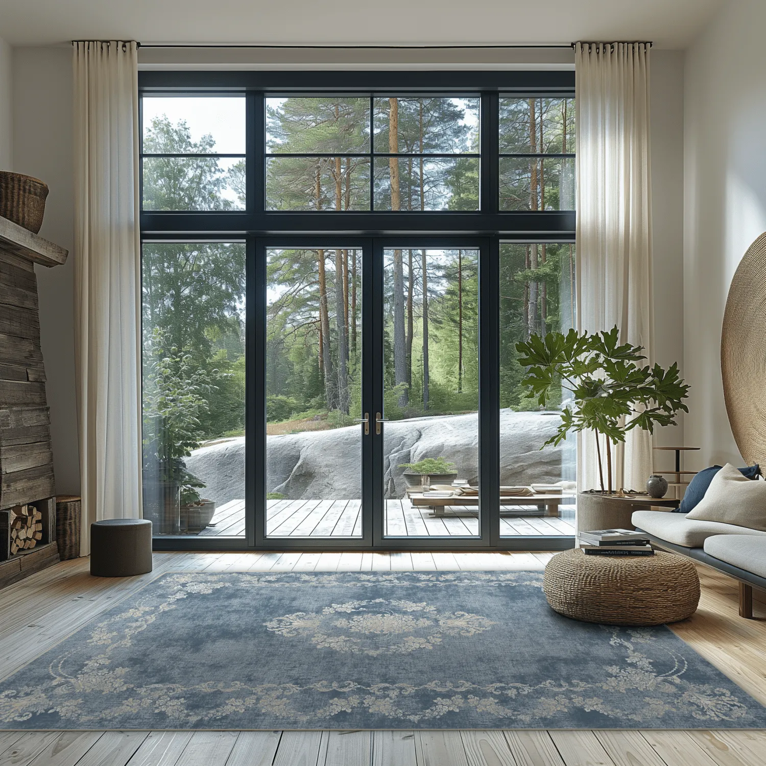 Wilton rug - Taknis (light blue)