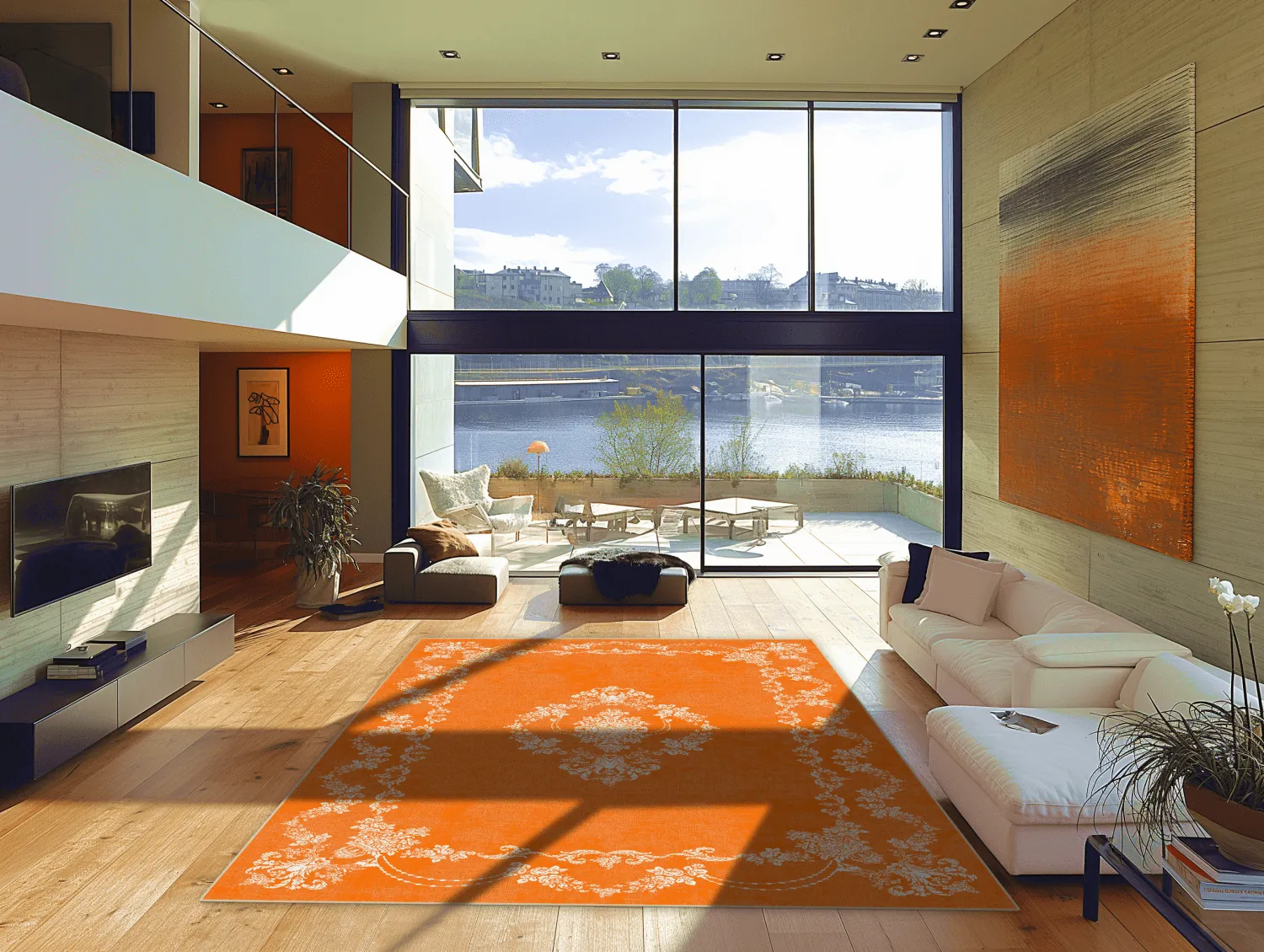 Wilton rug - Taknis (orange)