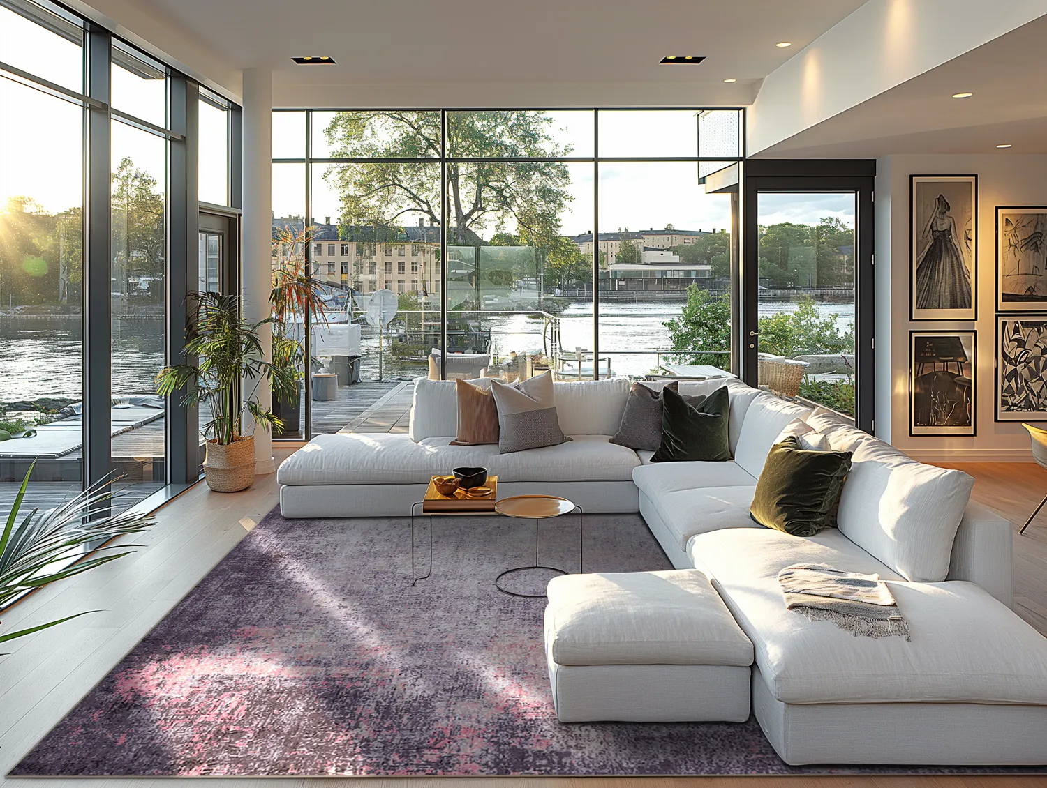 Wilton rug - Tarnos (purple)