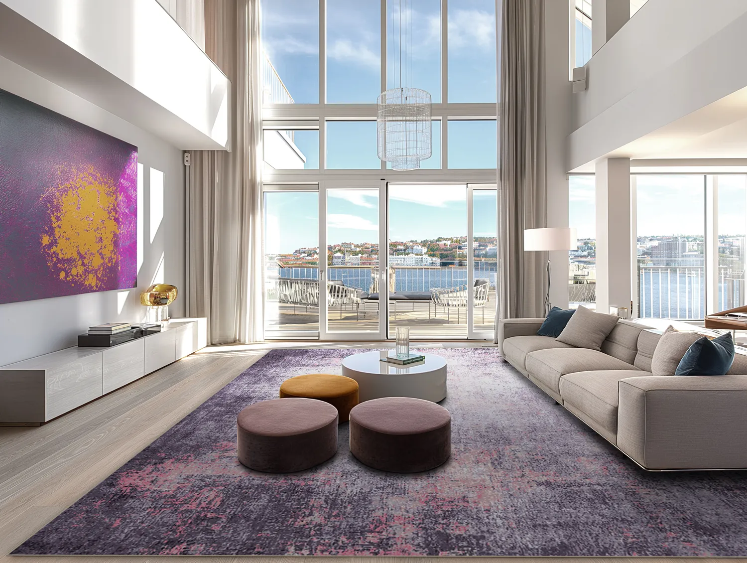 Wilton rug - Tarnos (purple)