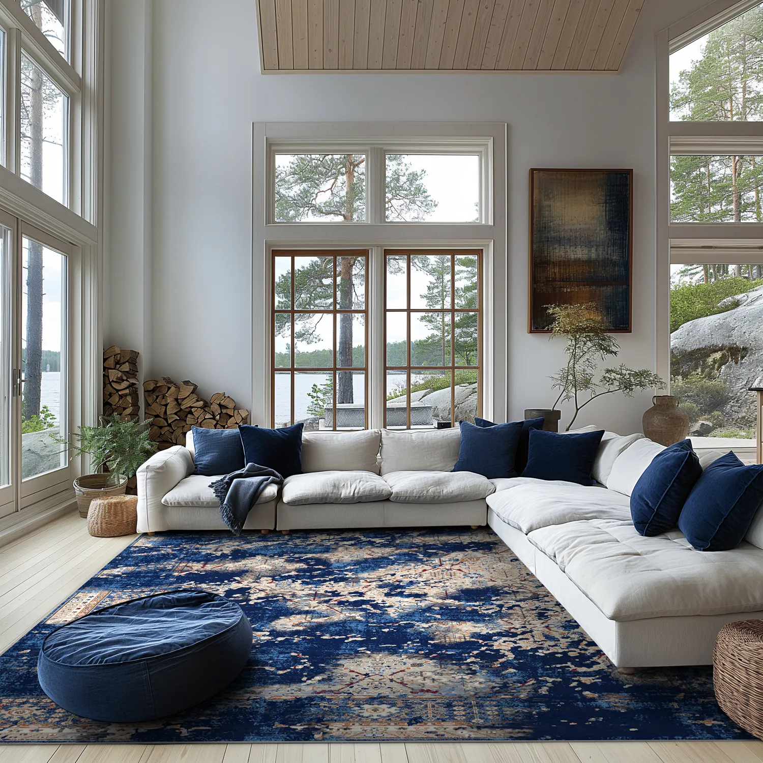 Wilton rug - Temima (blue)