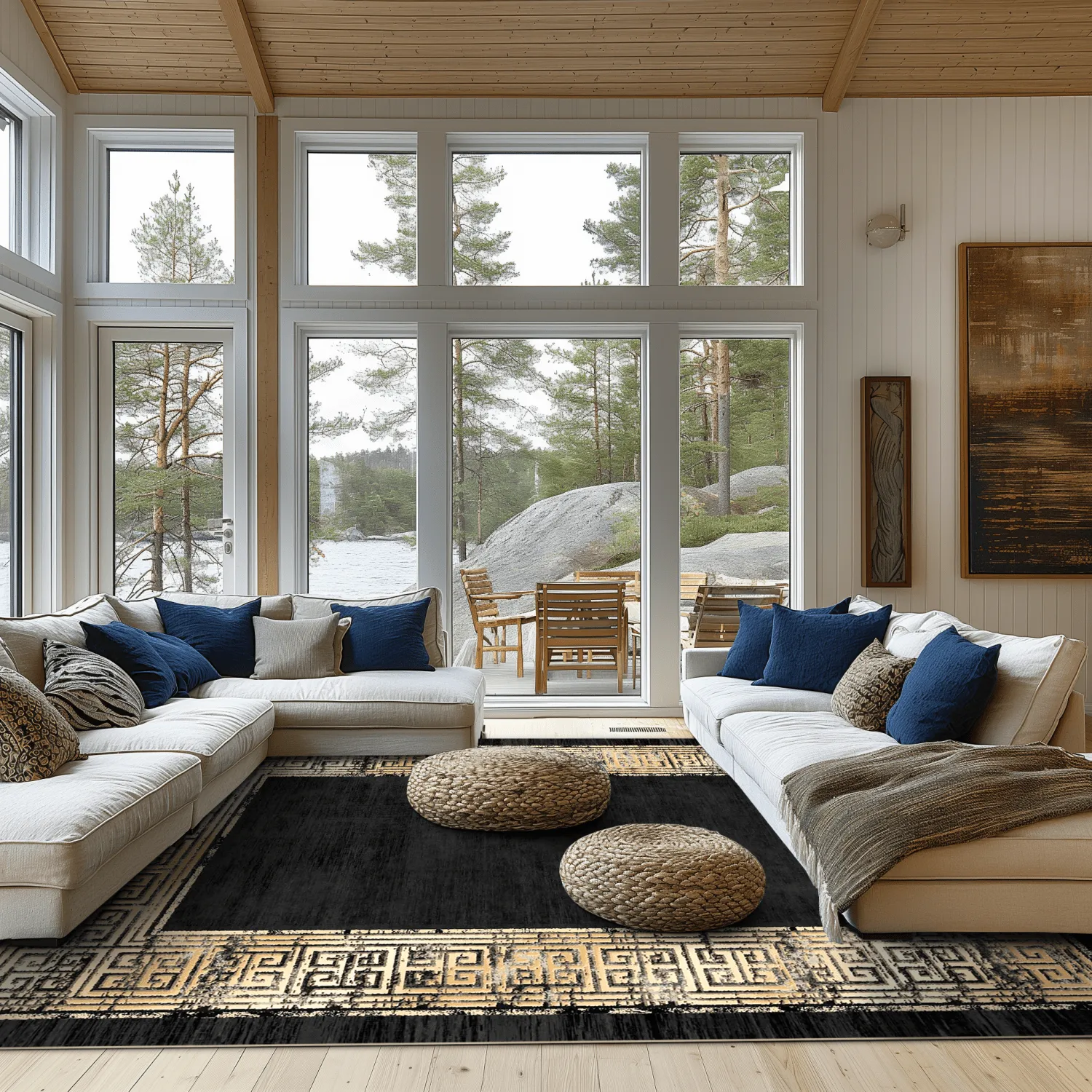 Wilton rug - Tilos (black)