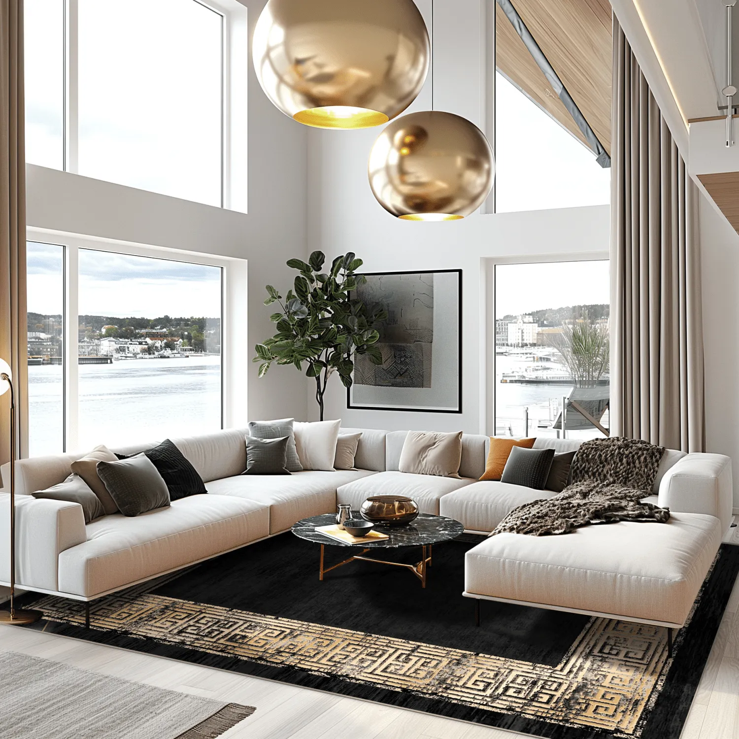 Wilton rug - Tilos (black)