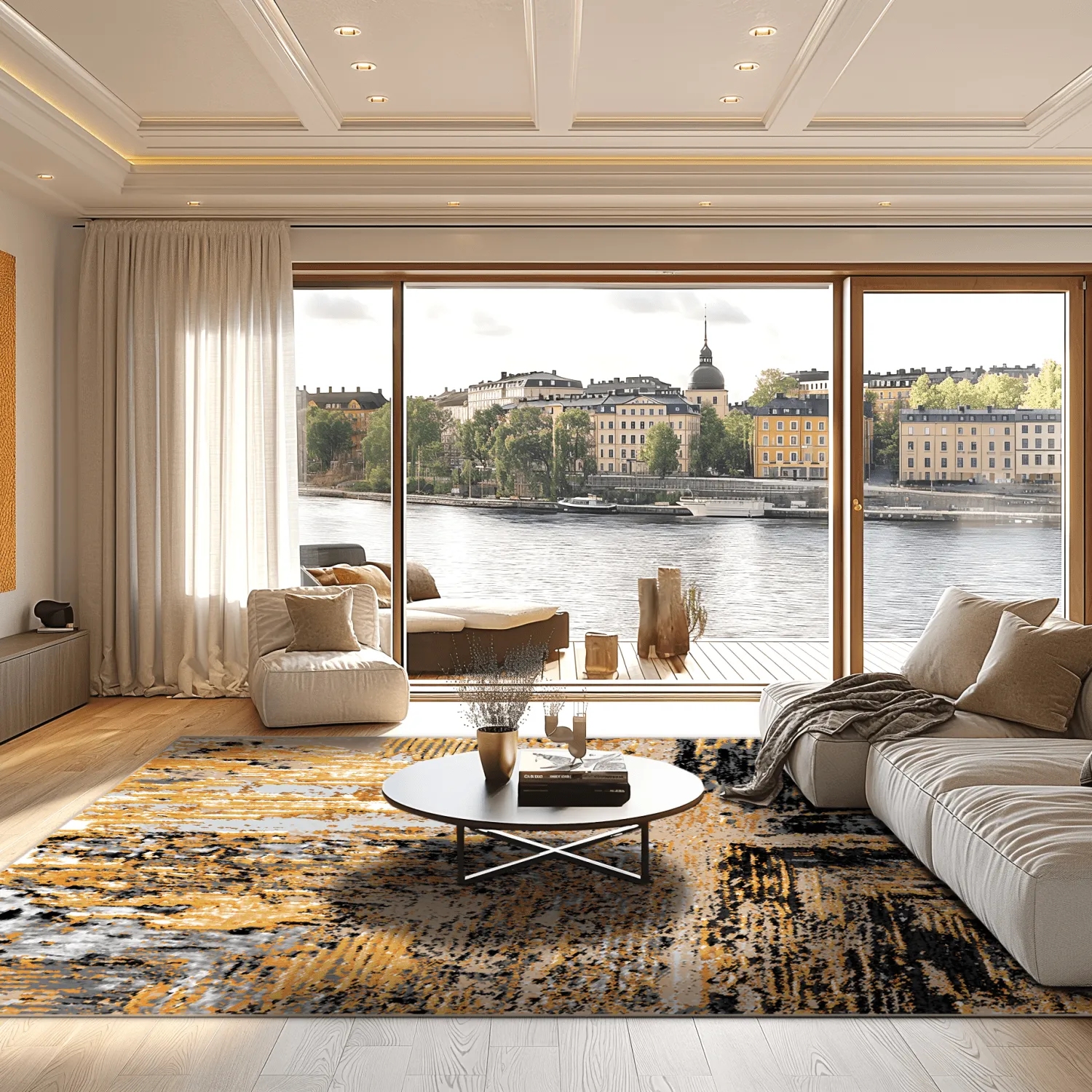 Wilton rug - Tizzano (gold/multi)