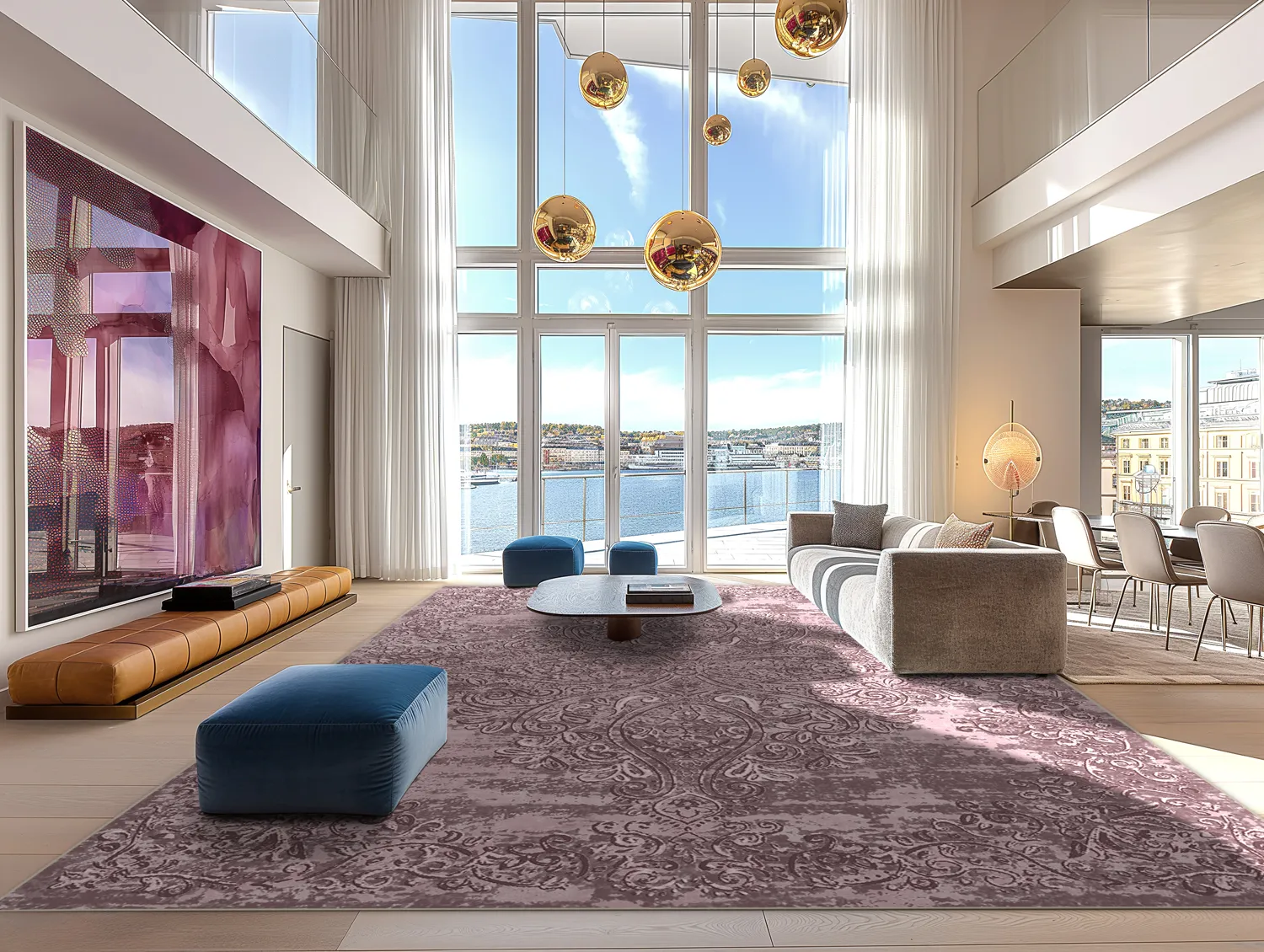 Wilton rug - Valenza (pink)