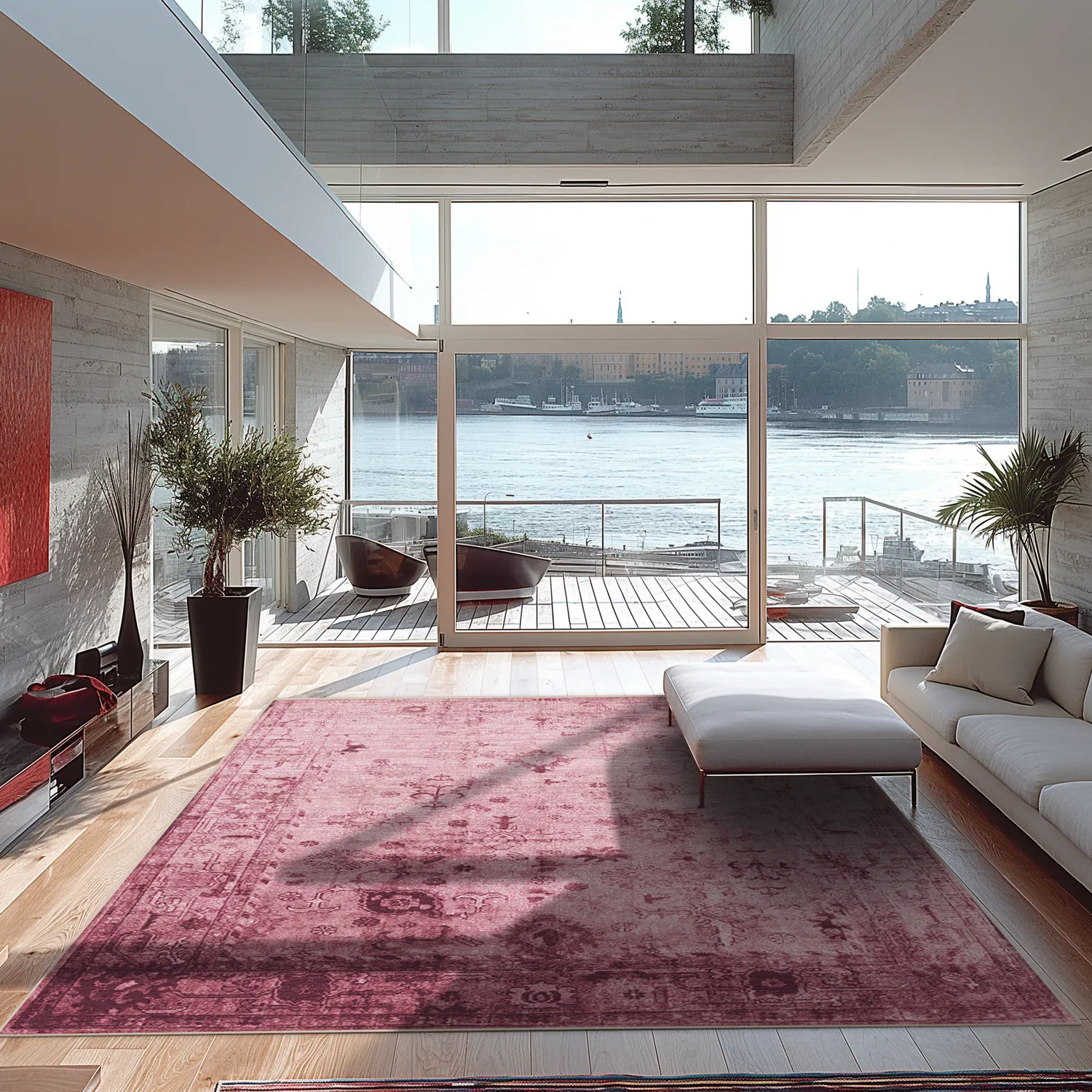 Wilton rug - Violetta (pink)