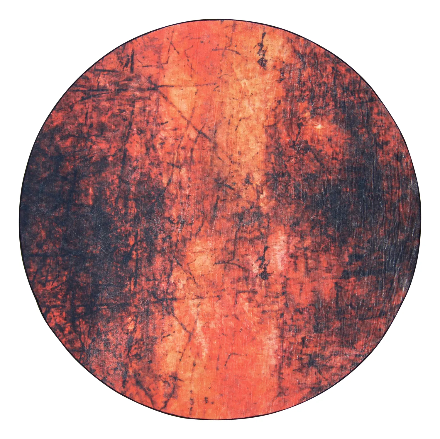 Round rug - Wells (orange)
