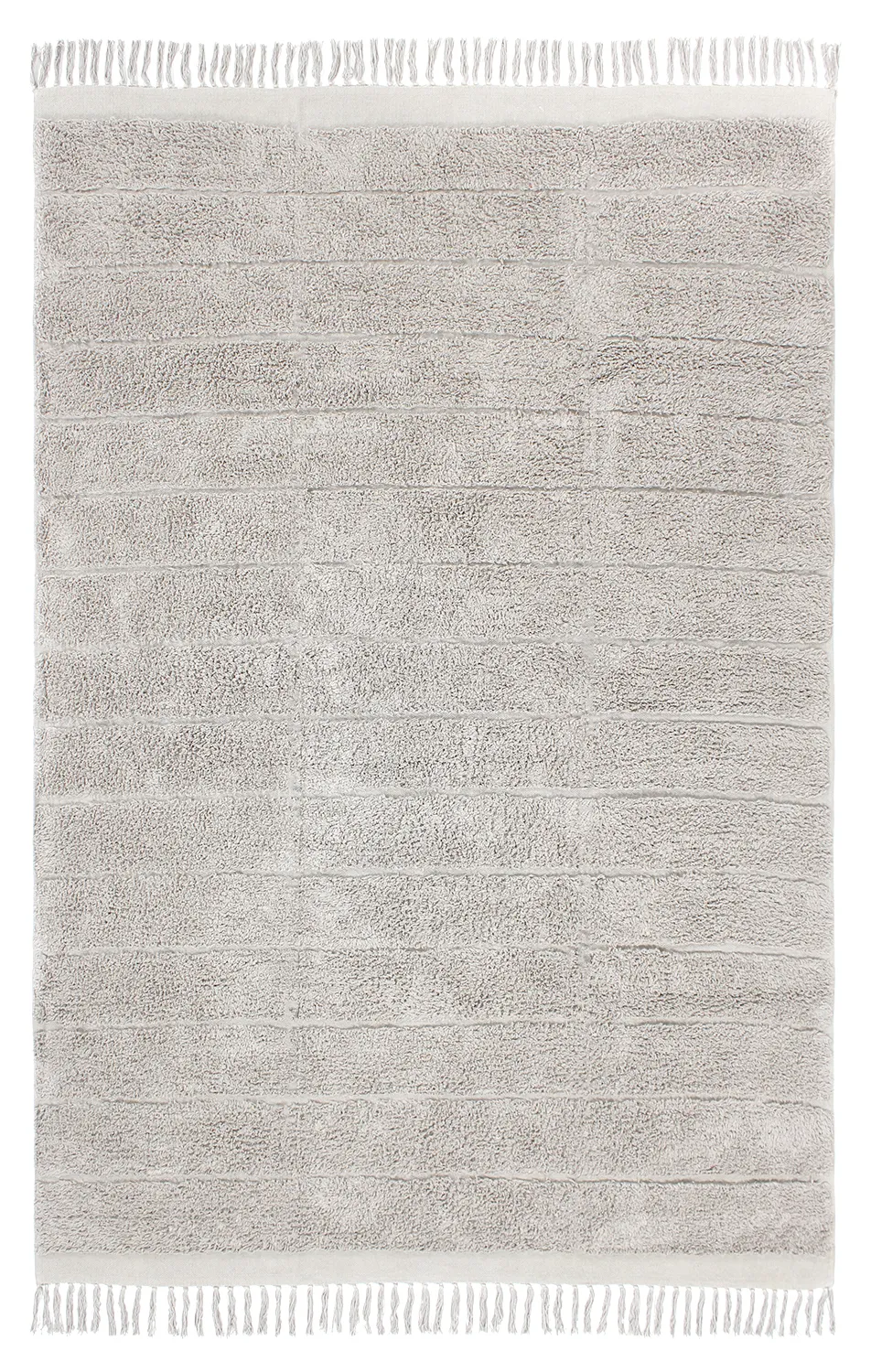 Shaggy rugs - Willow Natural Cotton Shaggy (greige)