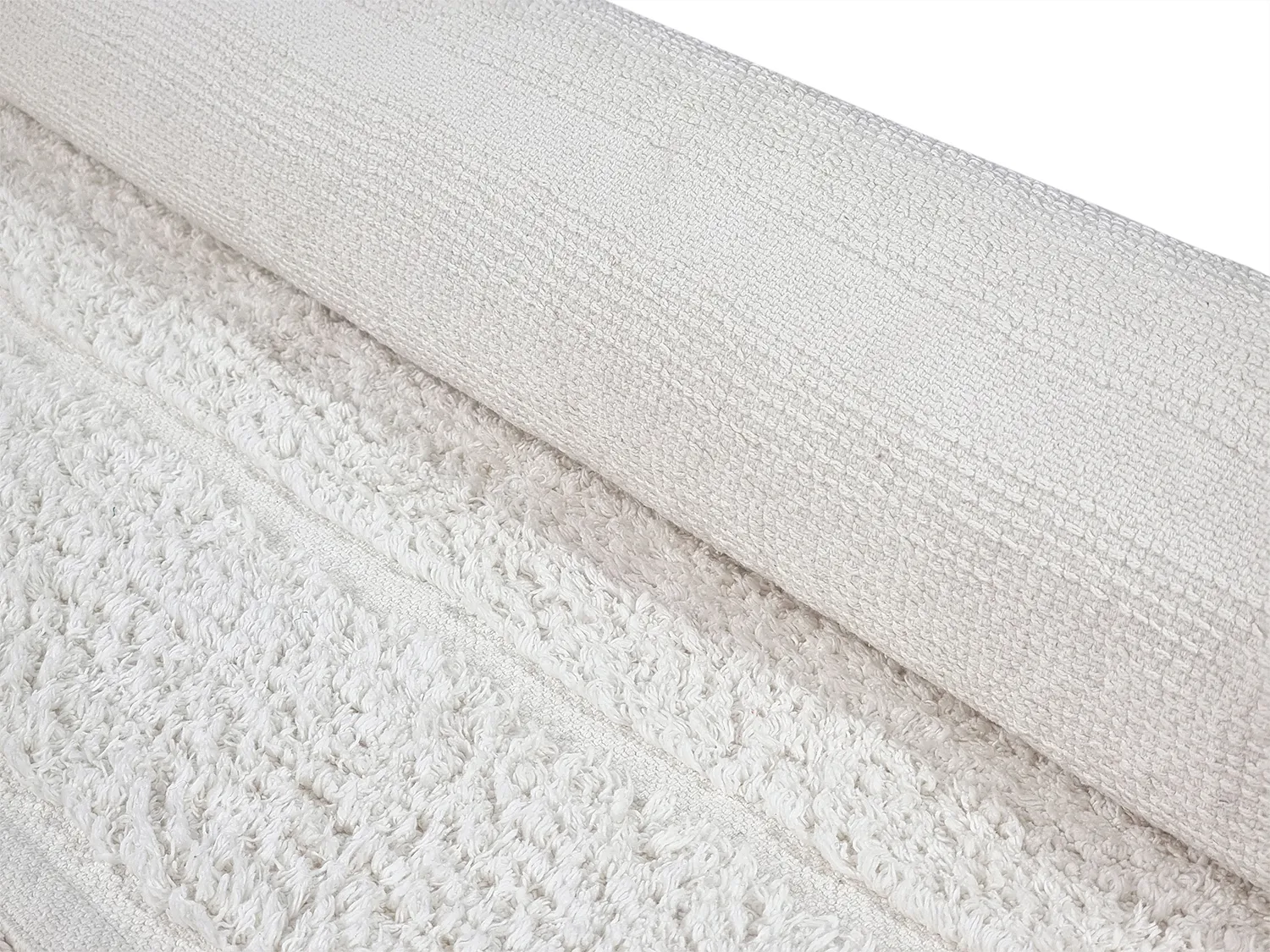 Shaggy rugs - Willow Natural Cotton Shaggy (offwhite)