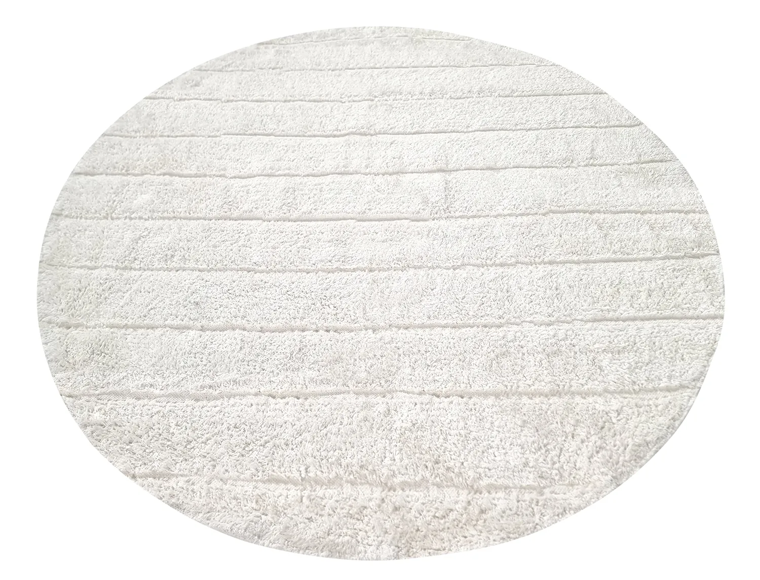 Round rug - Willow Natural Cotton Shaggy (offwhite)