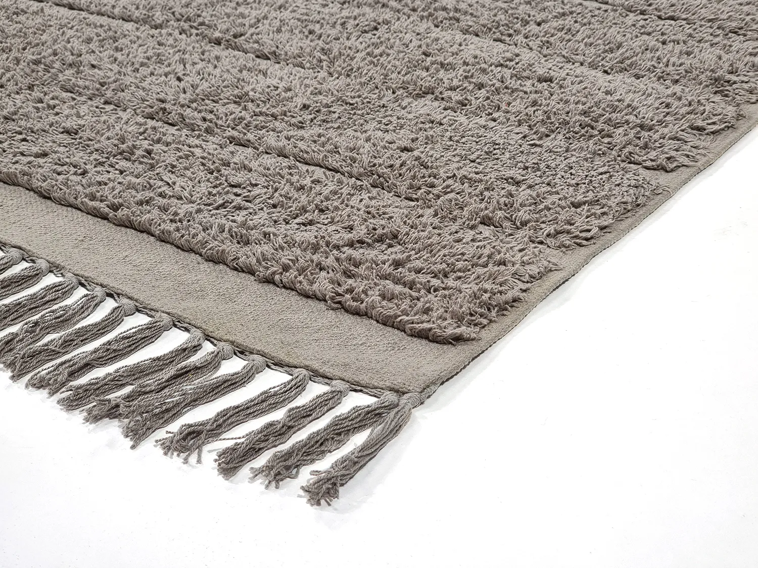 Shaggy rugs - Willow Natural Cotton Shaggy (taupe)