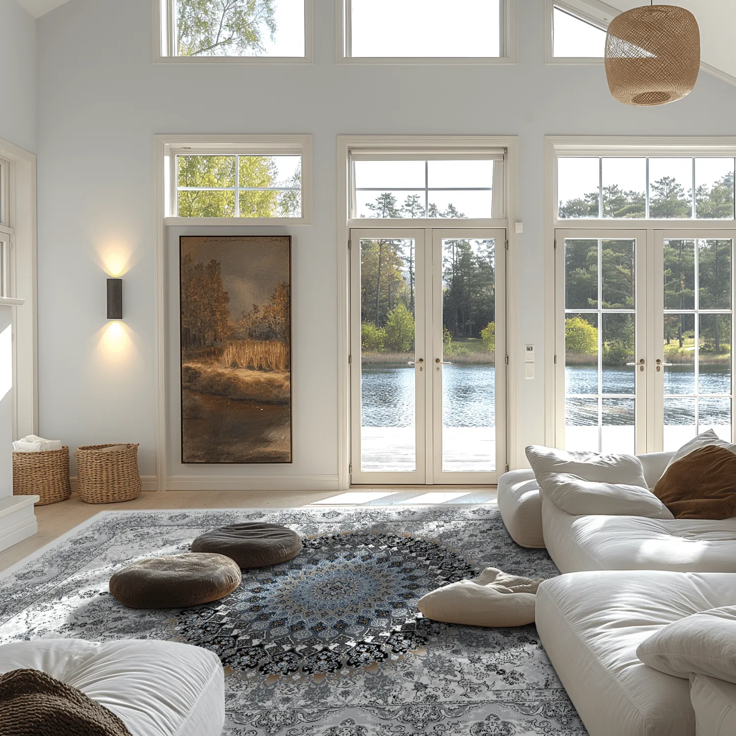Wilton rug - Yelda (white/multi)