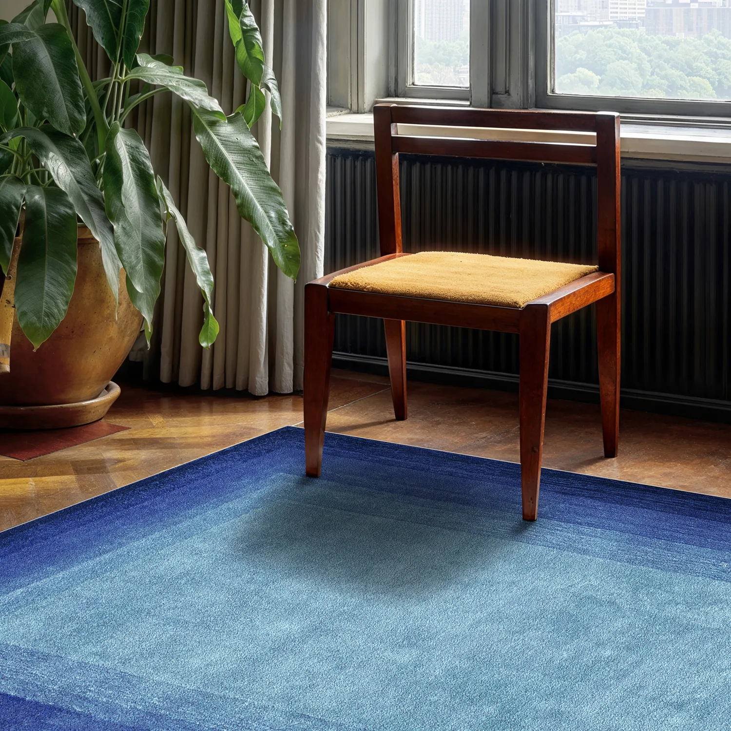 Wilton rug - Zina (blue) - Trendcarpet.eu