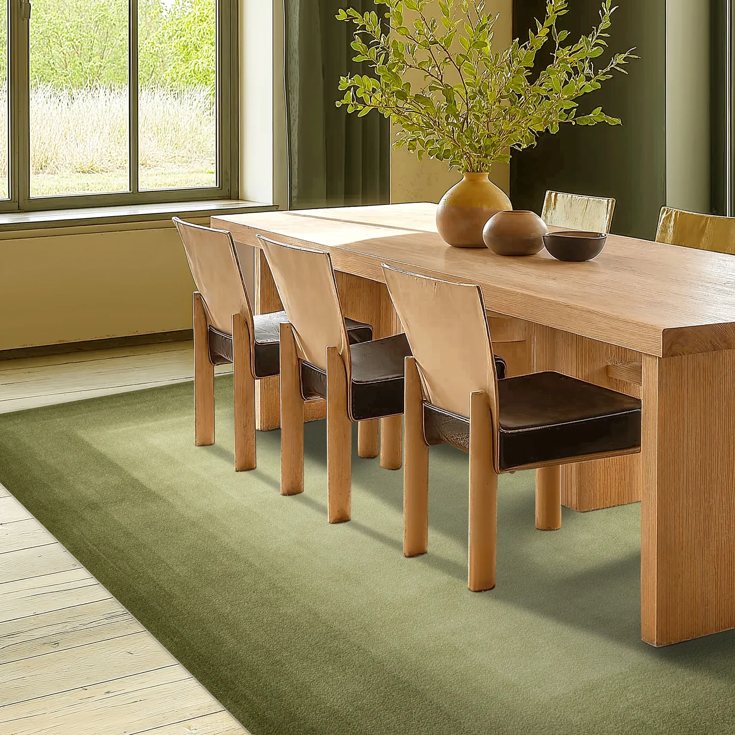 Wilton rug - Zina (moss green)