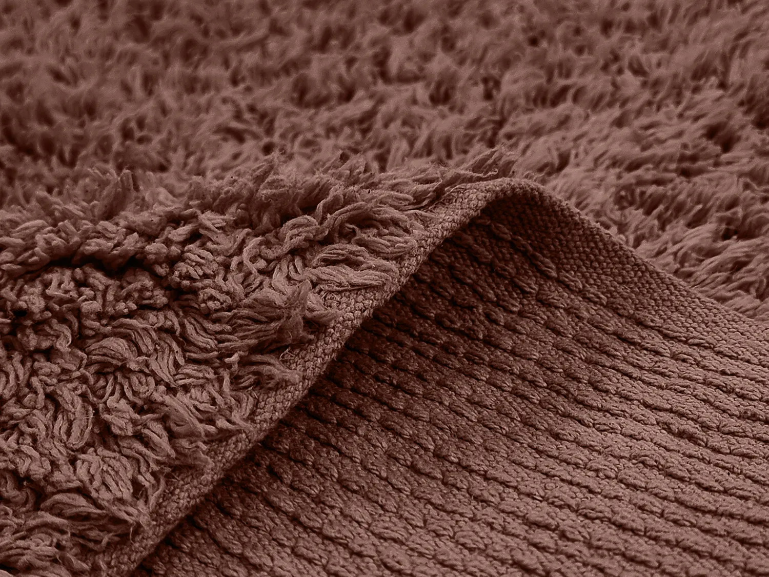 Shaggy rugs - Alba Natural Cotton Shaggy (brown)