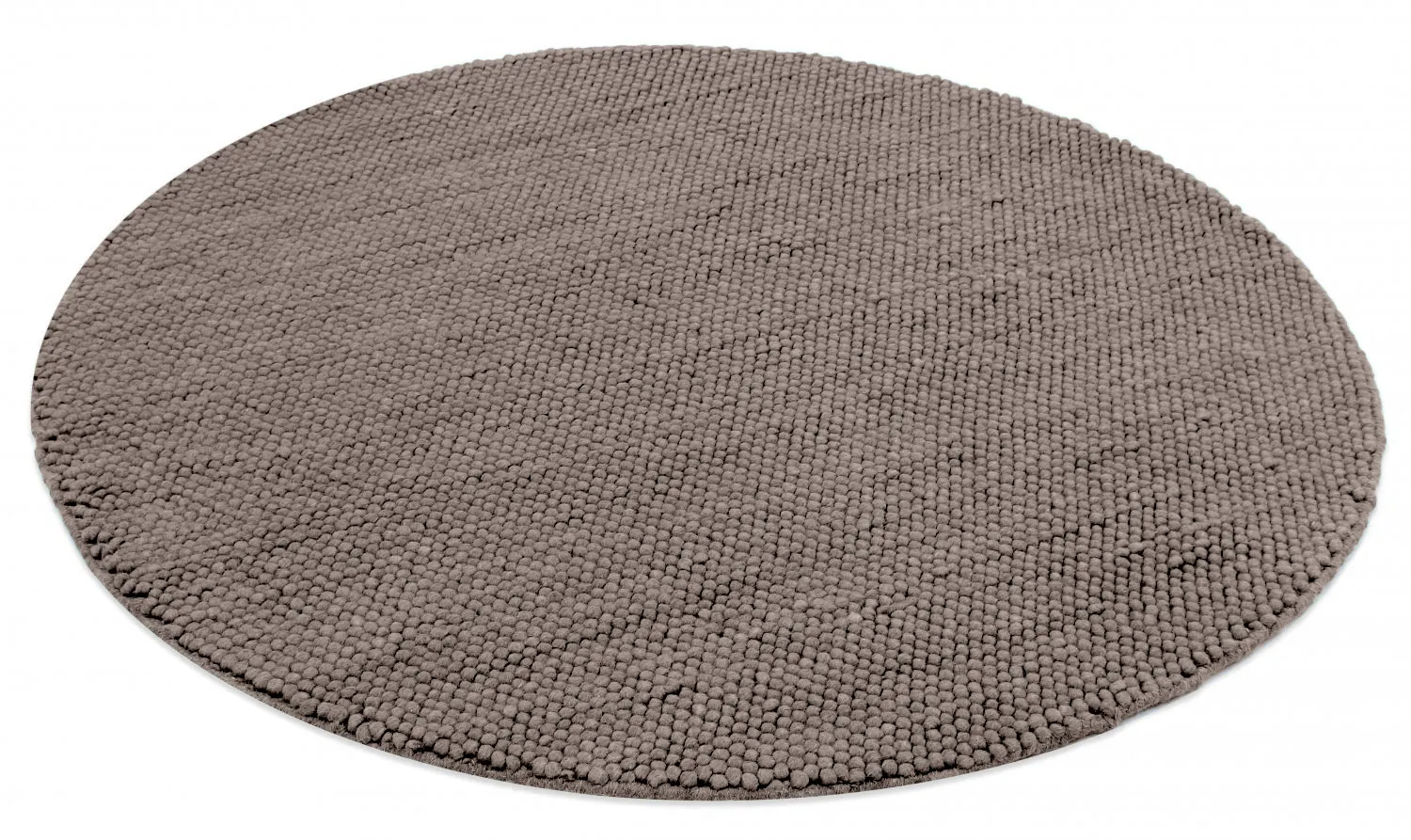 Round rug - Avafors Wool Bubble (brown)