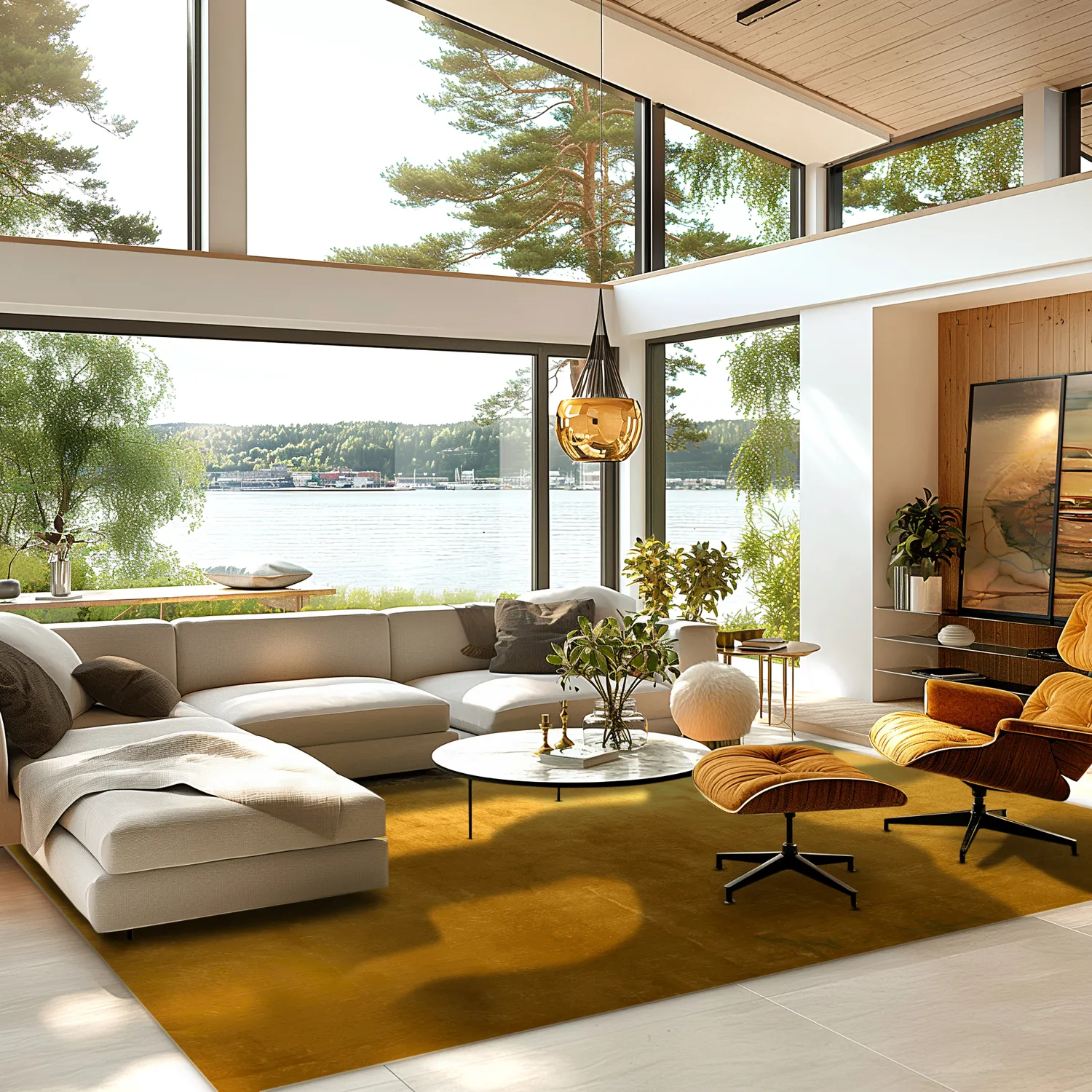 Wilton rug - Artena (ocher)