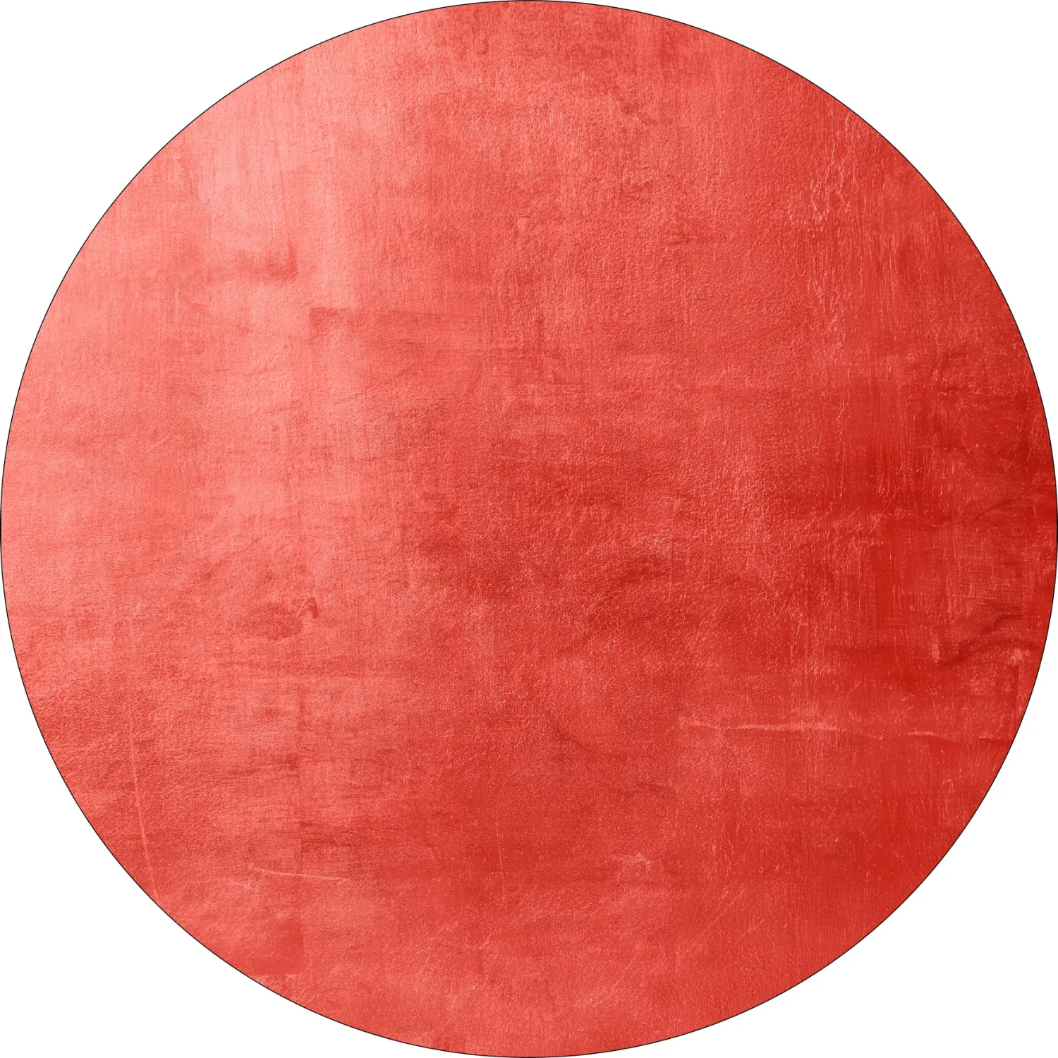 Round rug - Artena (red)