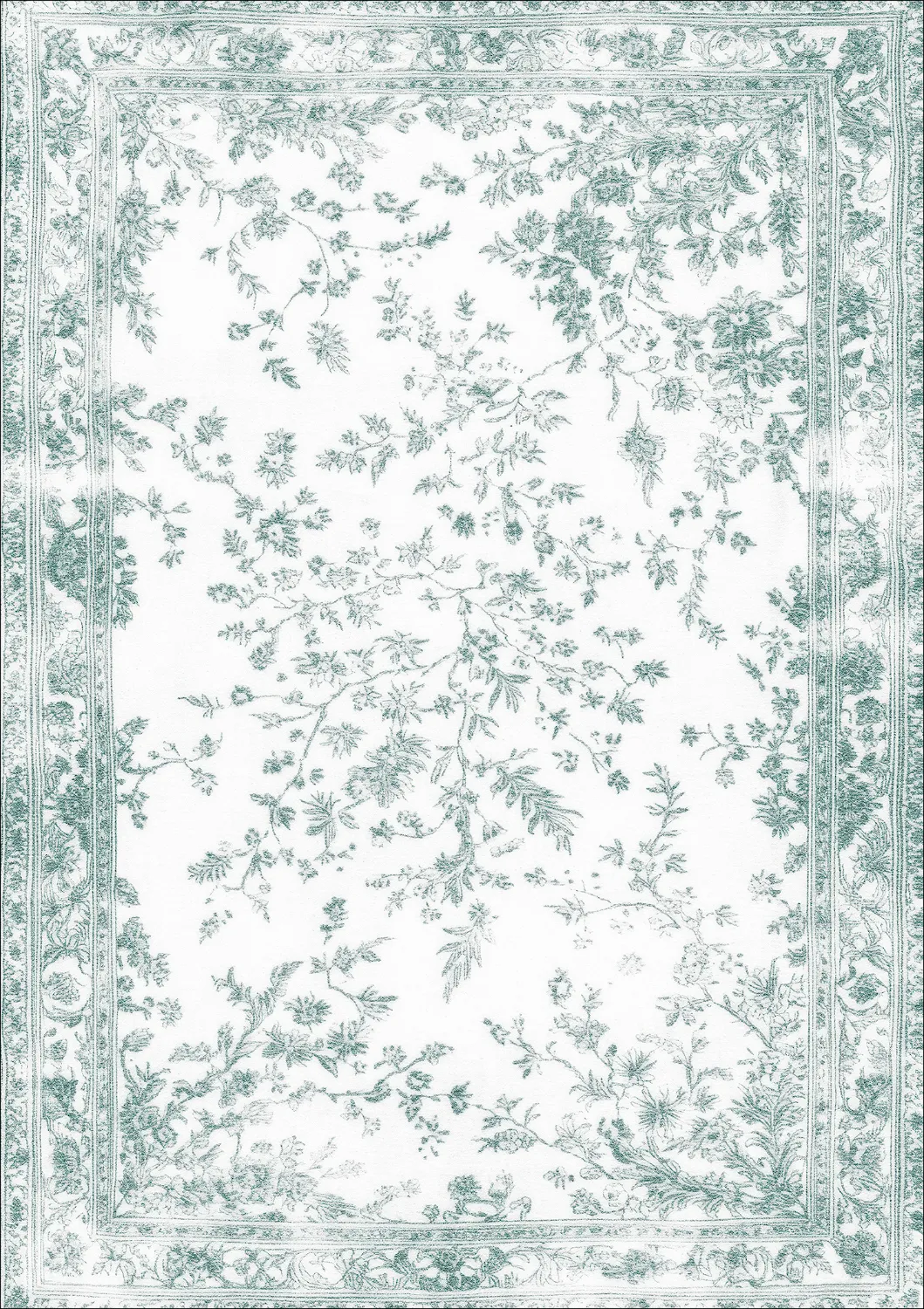 Wilton rug - Tulum (light blue/white)