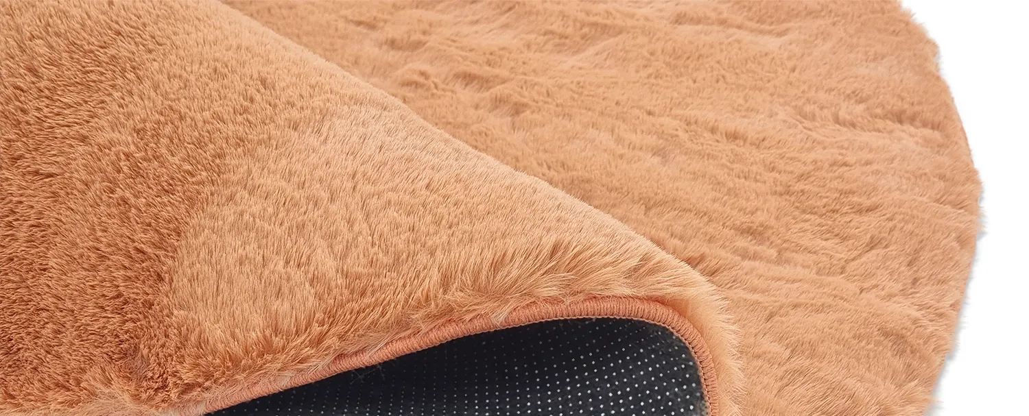 Round rugs - Cloud Super Soft (terracotta)