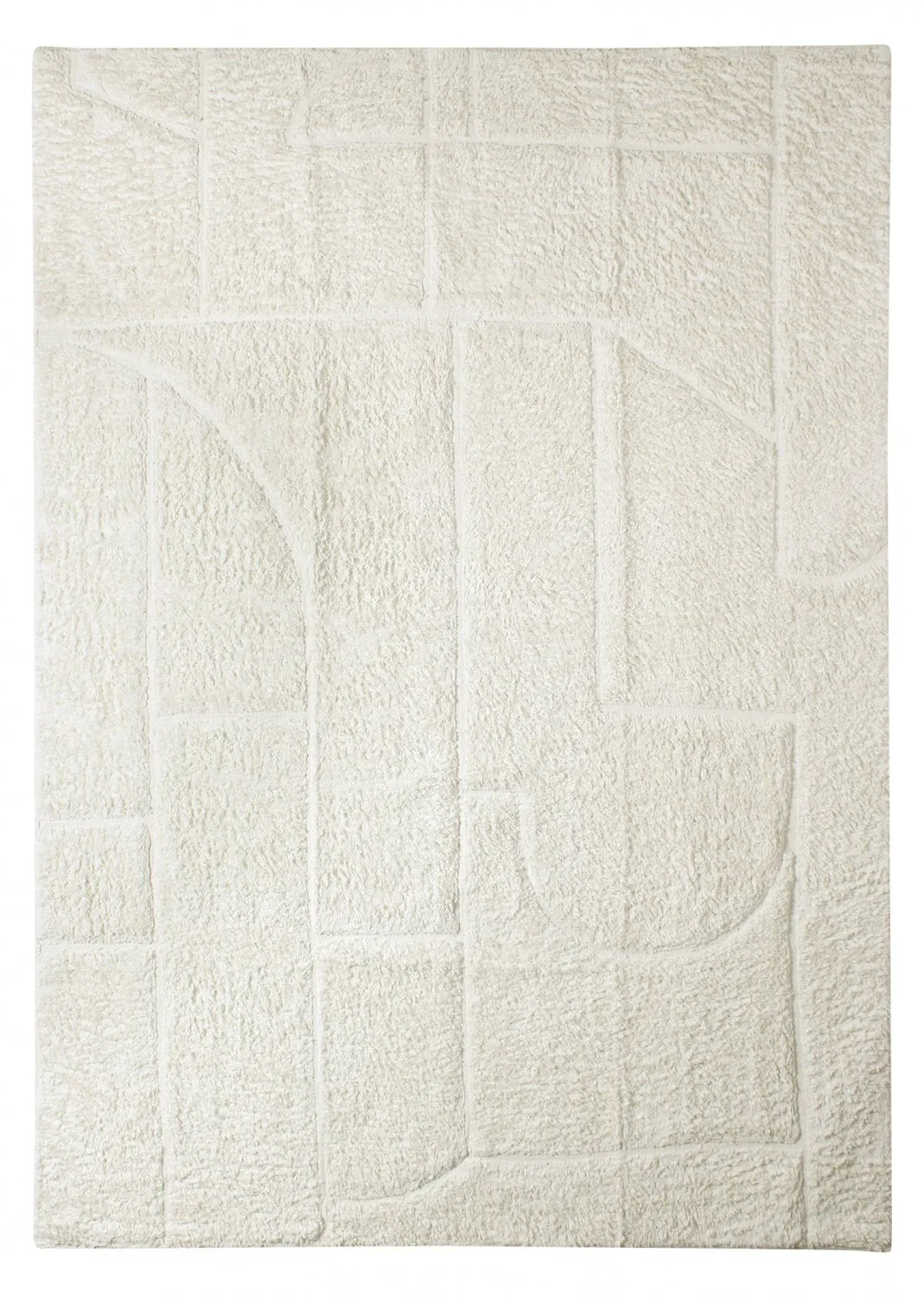 Shaggy rugs - Cremona Natural Cotton Shaggy (offwhite)