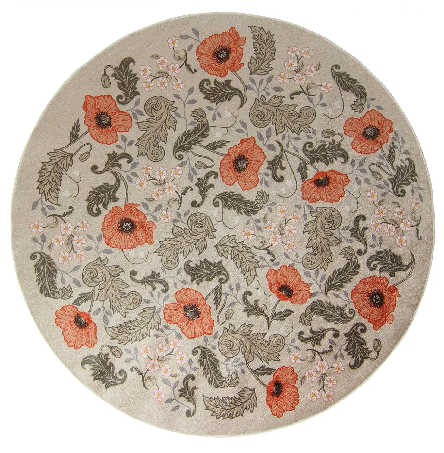 Round rug - Poppy (beige)